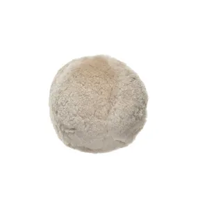 12" Round Sheepskin Orb Pillow