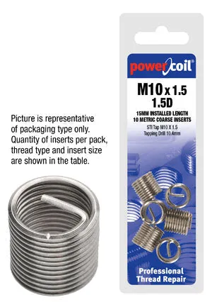 1/2" X 20 UNF PowerCoil Wire Thread Inserts