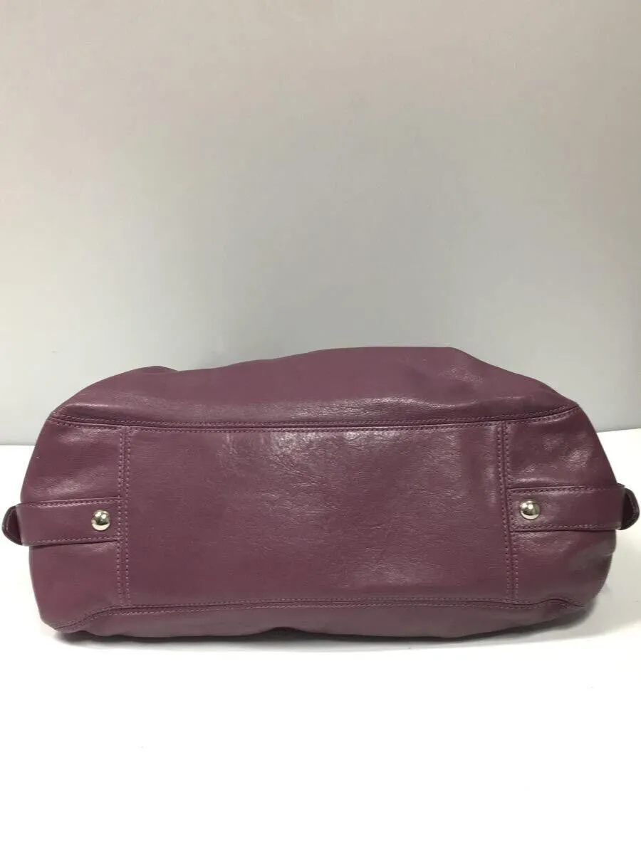 14336 COACH Maggie Madison handbag leather 14336 Used purple