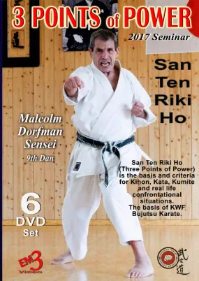 3 Points of Power 2017 Karate Seminar DVD by Malcolm Dorfman