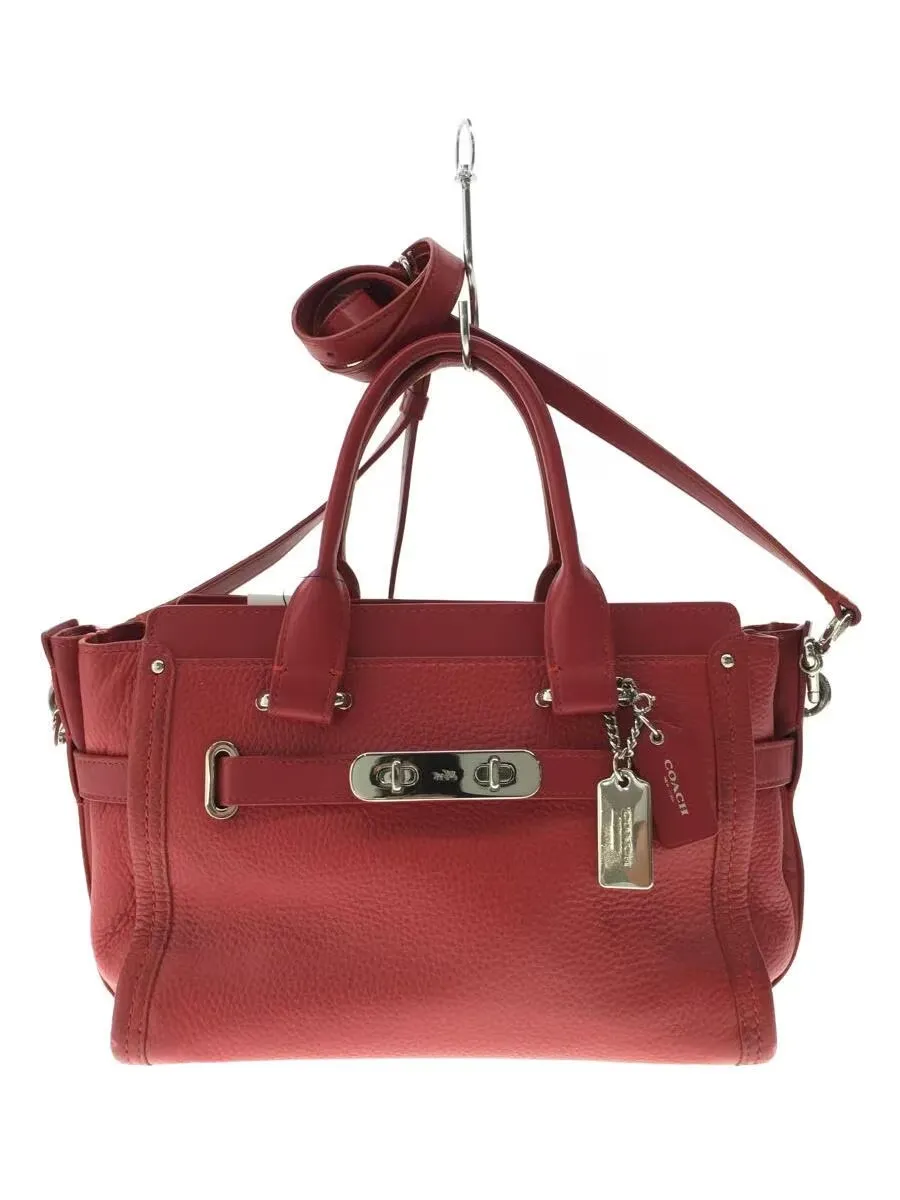 36235 Used  COACHHandbag Leather RED 36235 Used