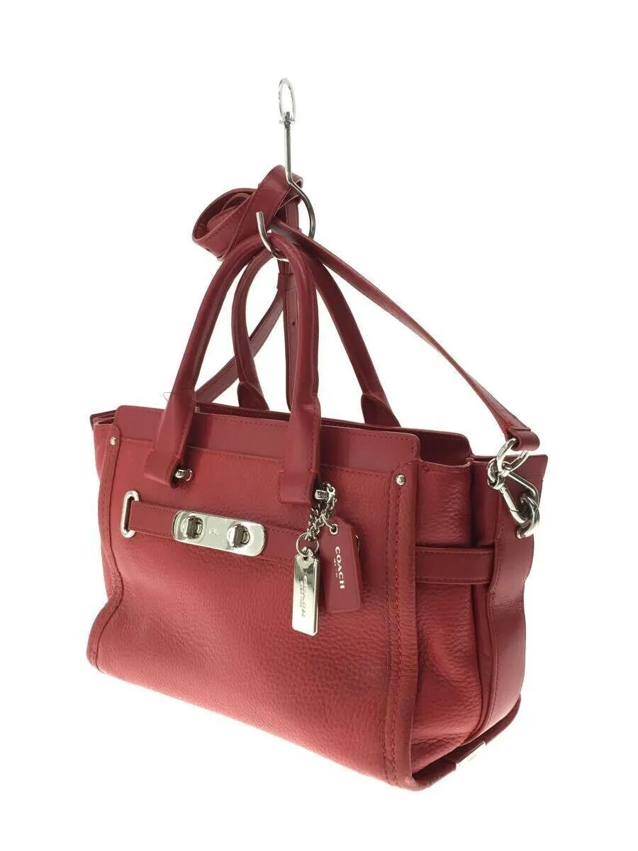 36235 Used  COACHHandbag Leather RED 36235 Used