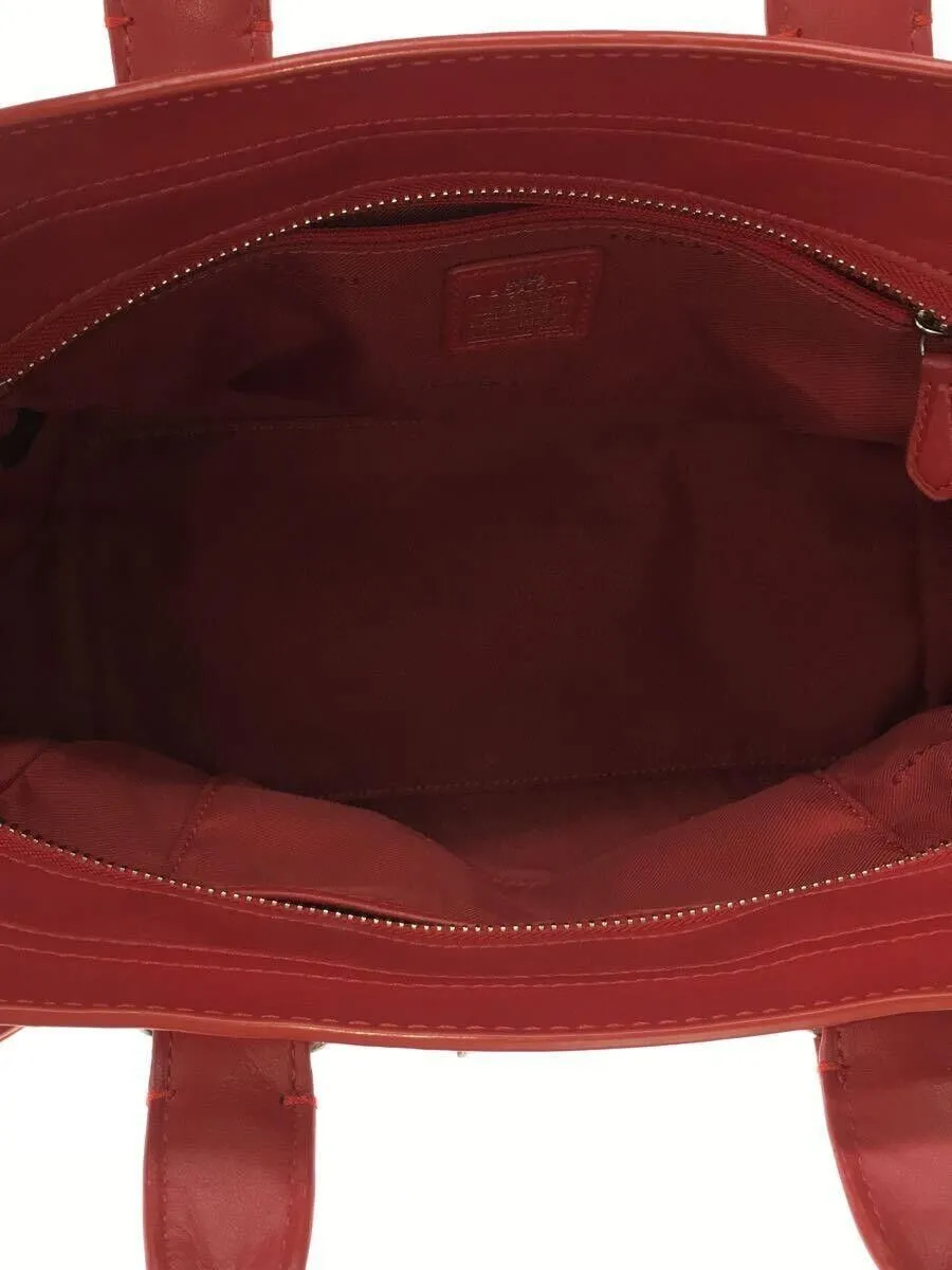 36235 Used  COACHHandbag Leather RED 36235 Used