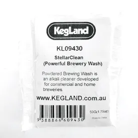 50g - StellarClean - Powerful Brewery Wash PBW (50g 1.75oz) in Sachet