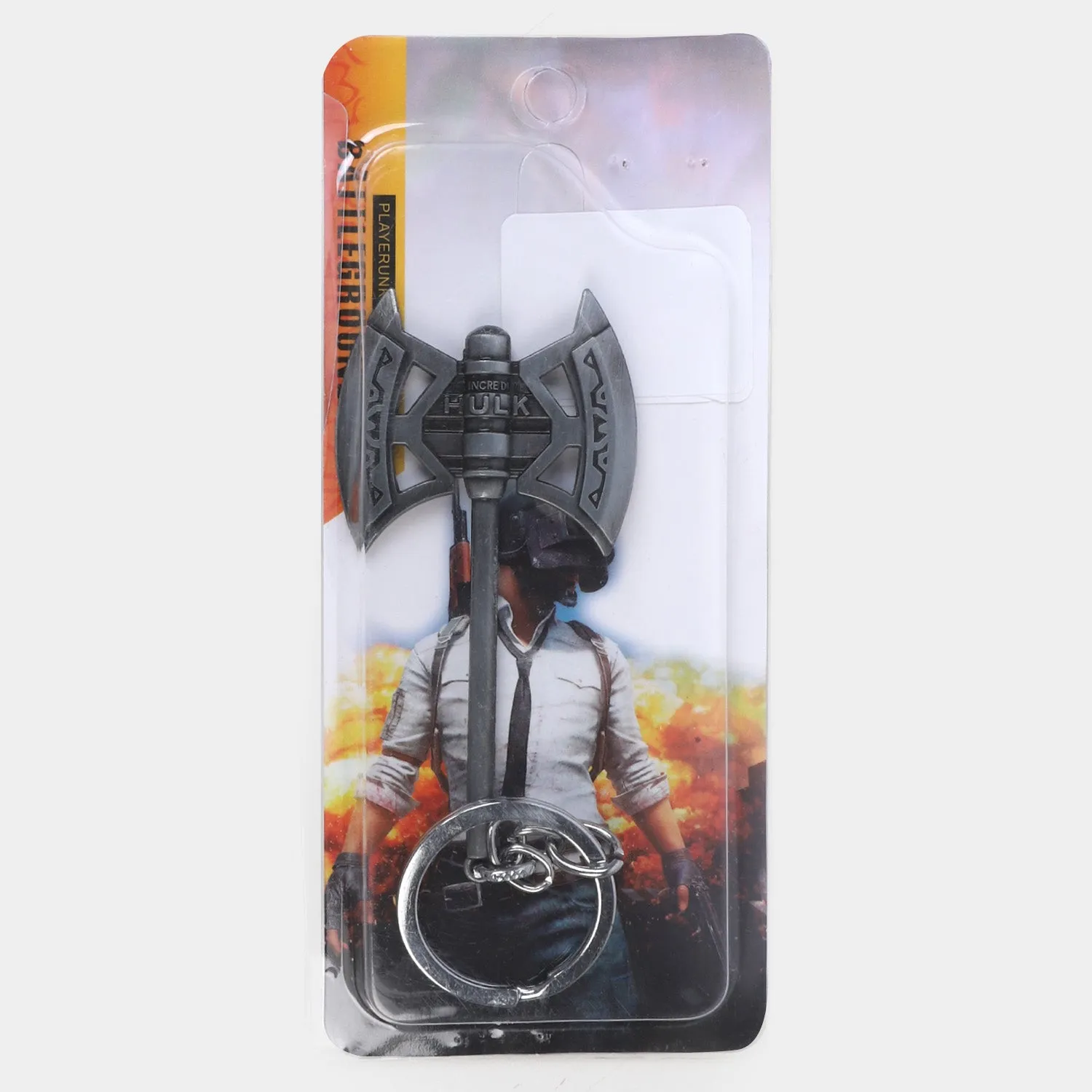 Action Hero Hammer Metal Keychain