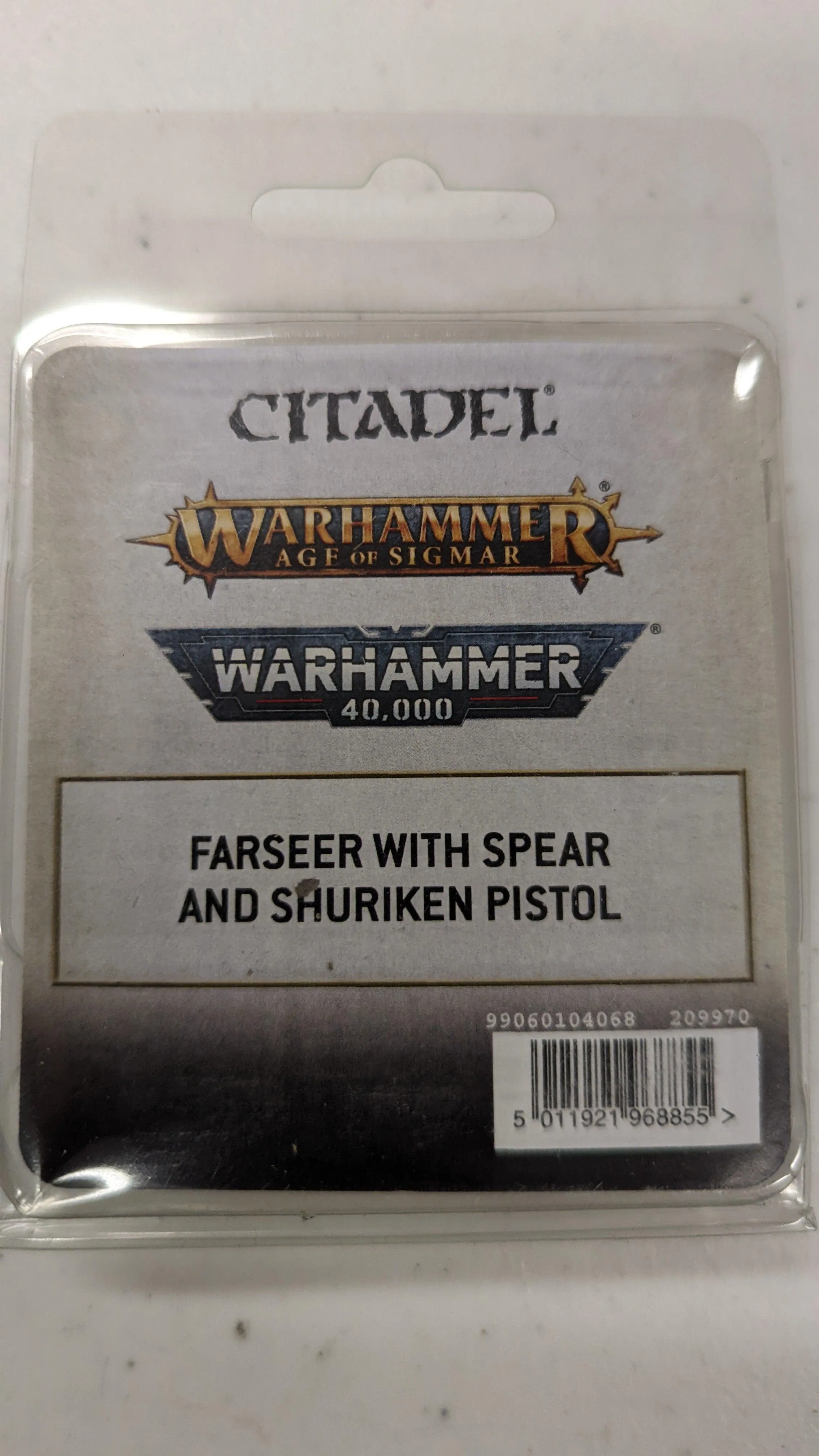 Aeldari: Farseer with Singing Spear and Shuriken Pistol - Metal