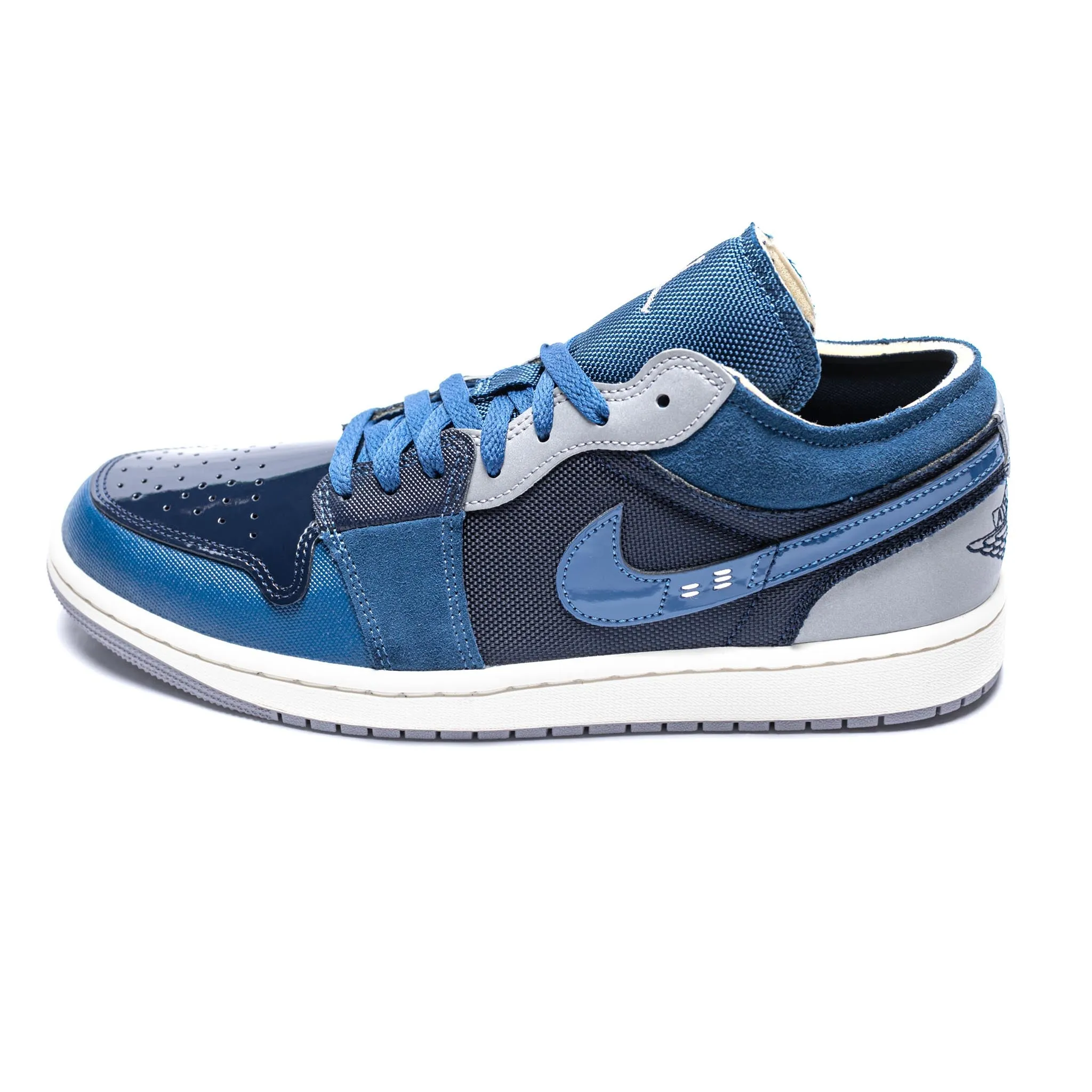 Air Jordan 1 Low SE Craft 'Inside Out' Obsidian/French Blue