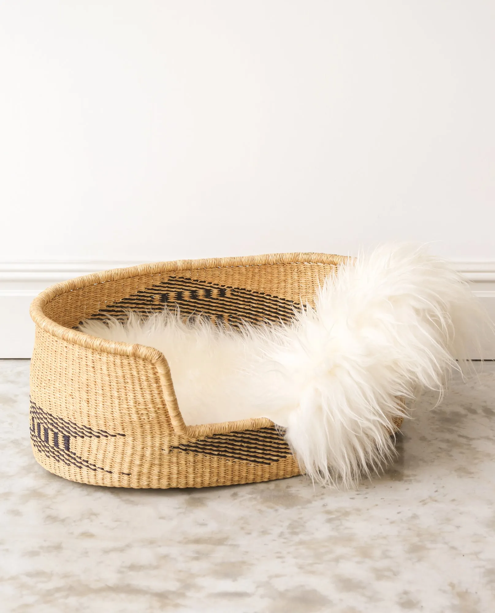 AZA Handwoven Dog Basket