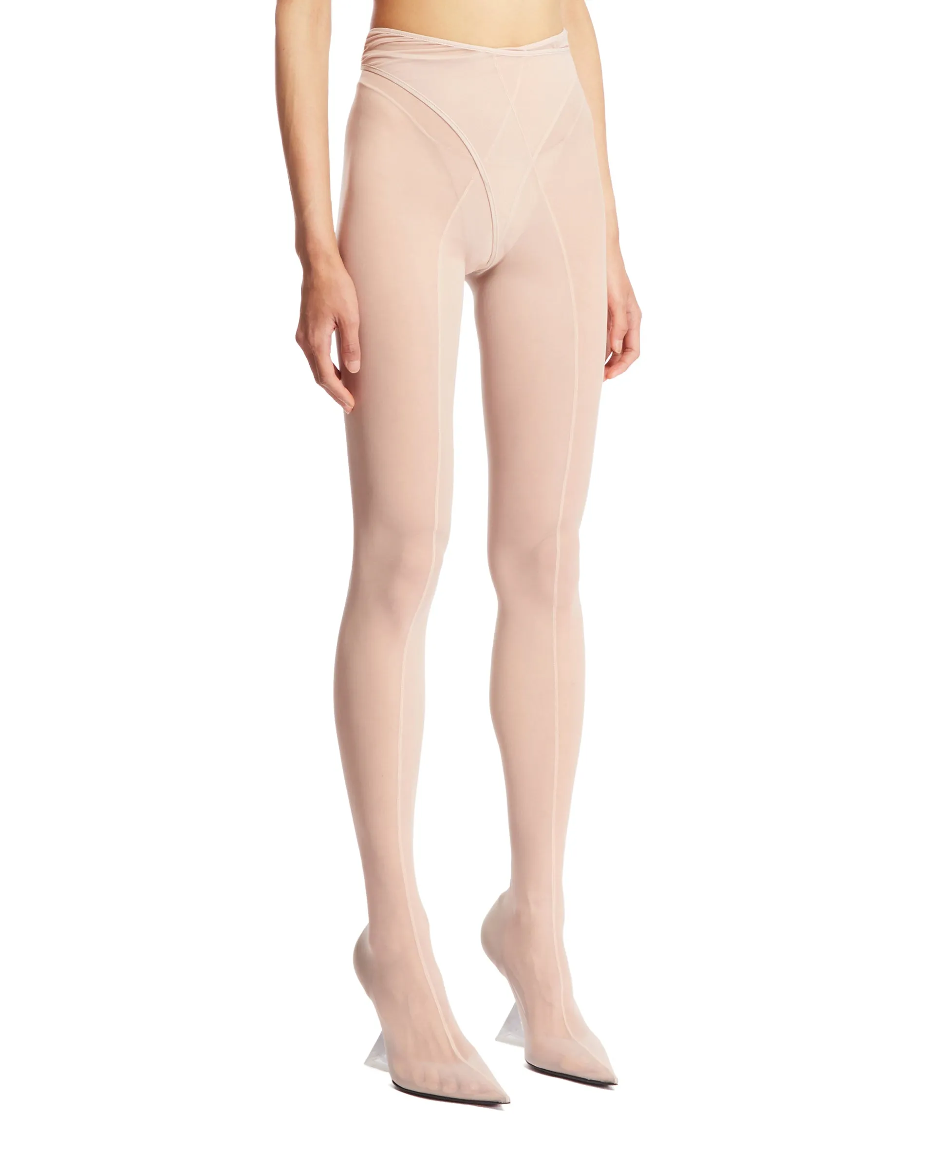 Beige Cheopissima Thigh High