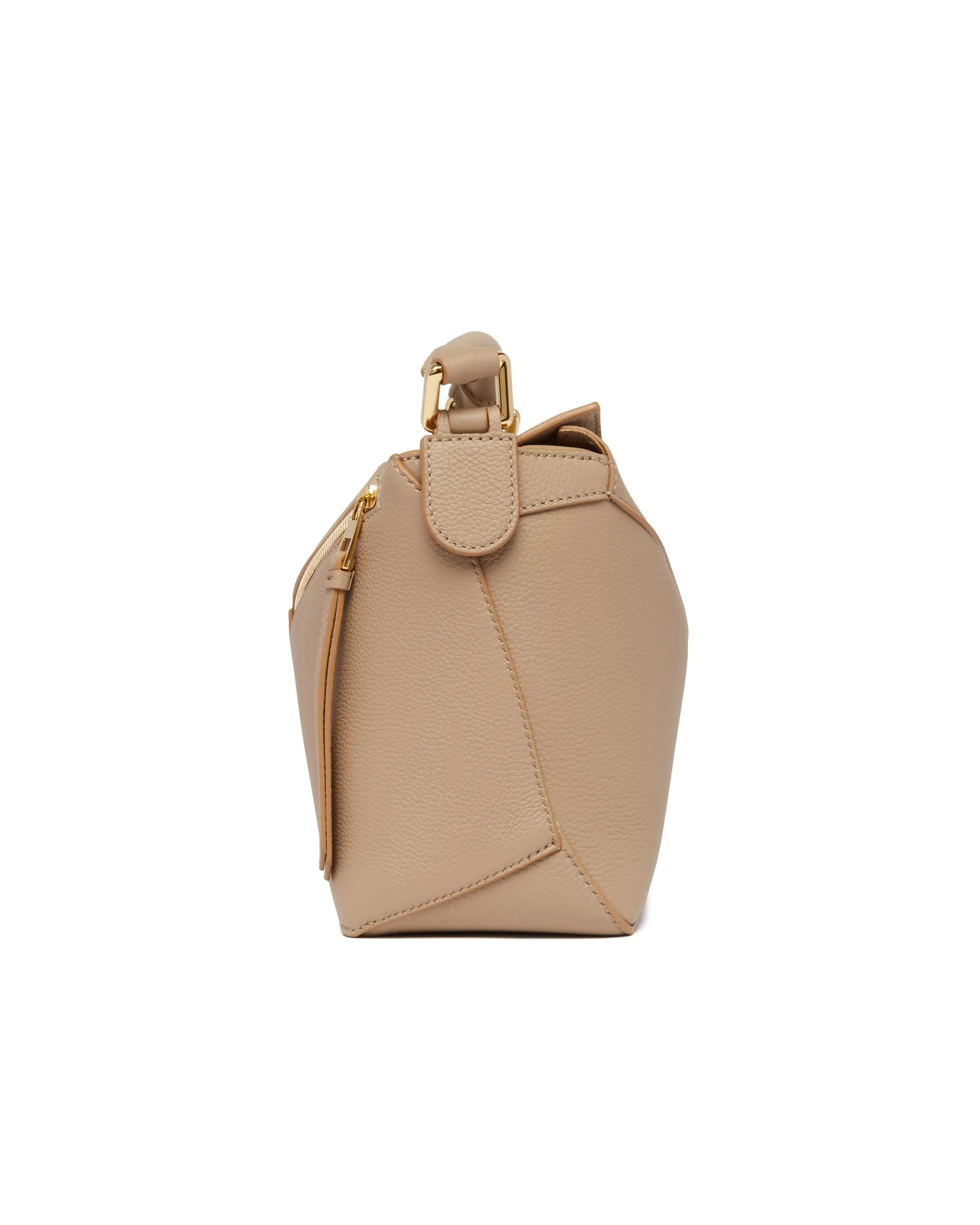 Beige Small Puzzle Bag