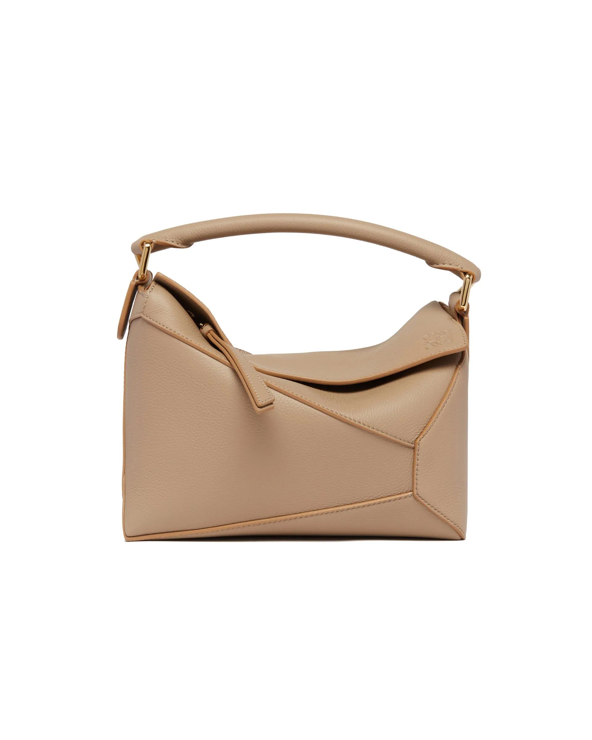 Beige Small Puzzle Bag