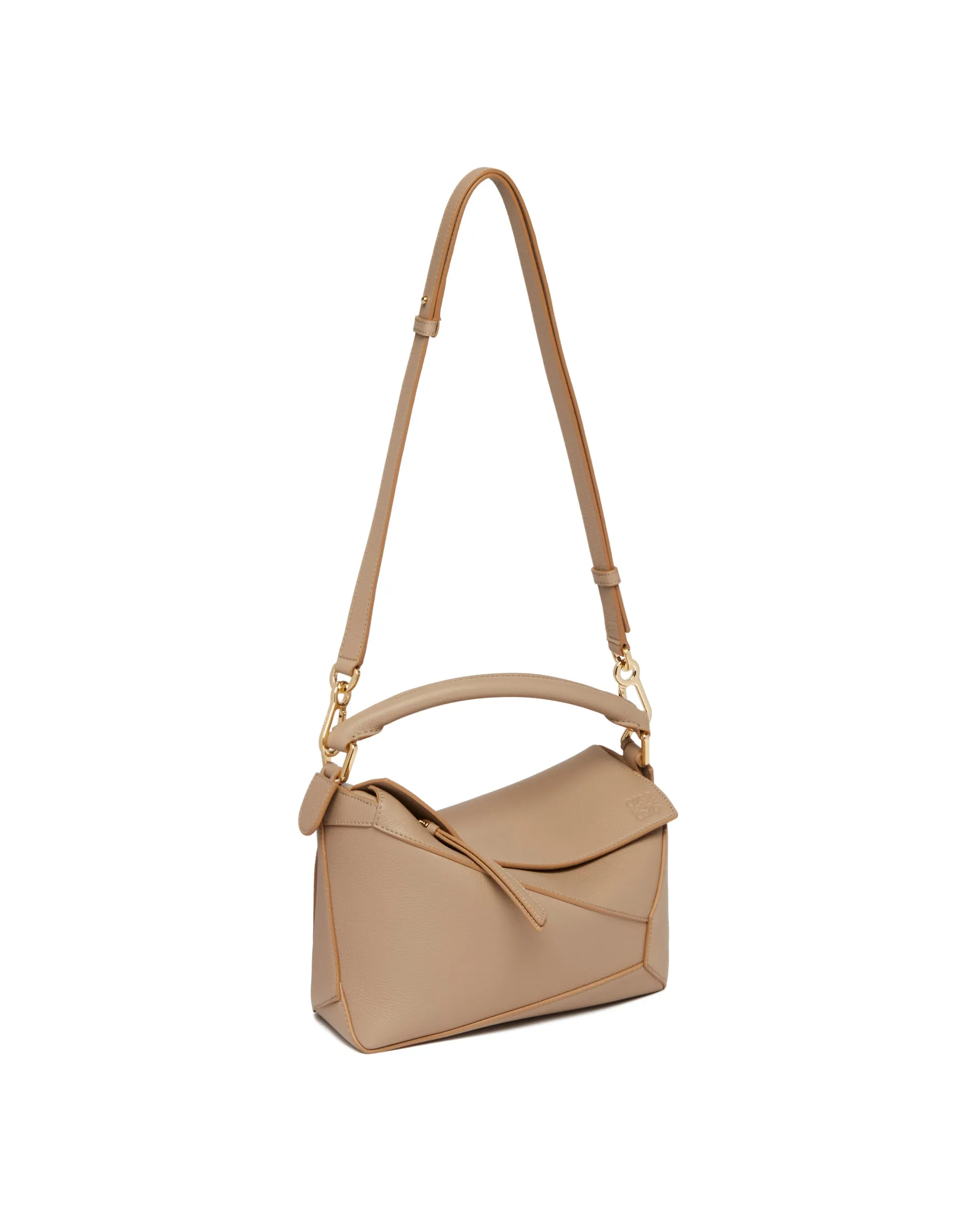 Beige Small Puzzle Bag