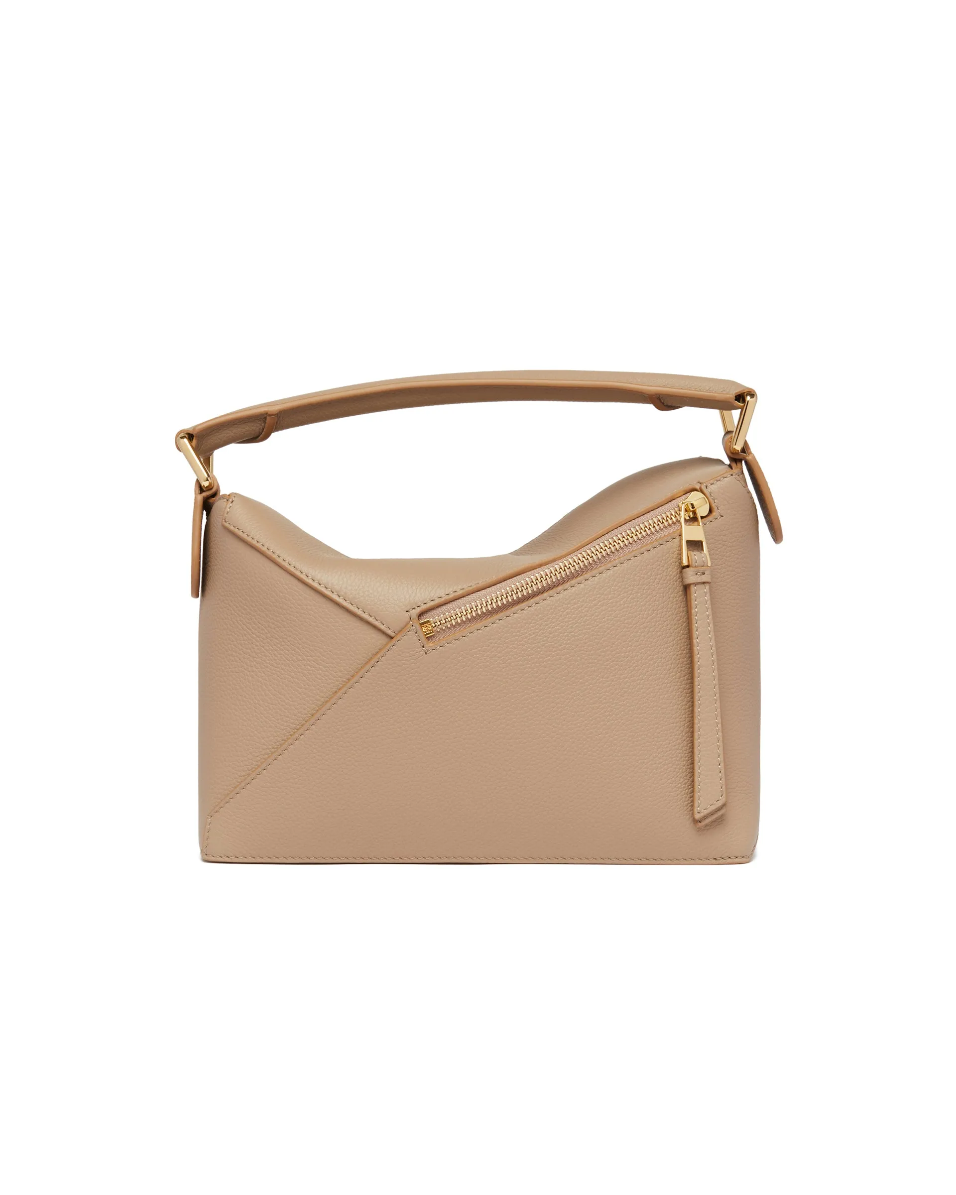 Beige Small Puzzle Bag