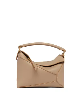 Beige Small Puzzle Bag