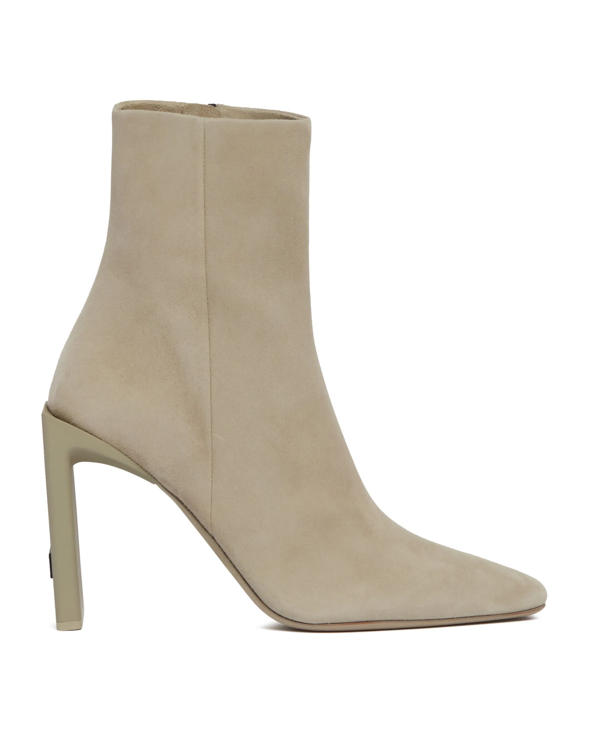 Beige Suede Boots