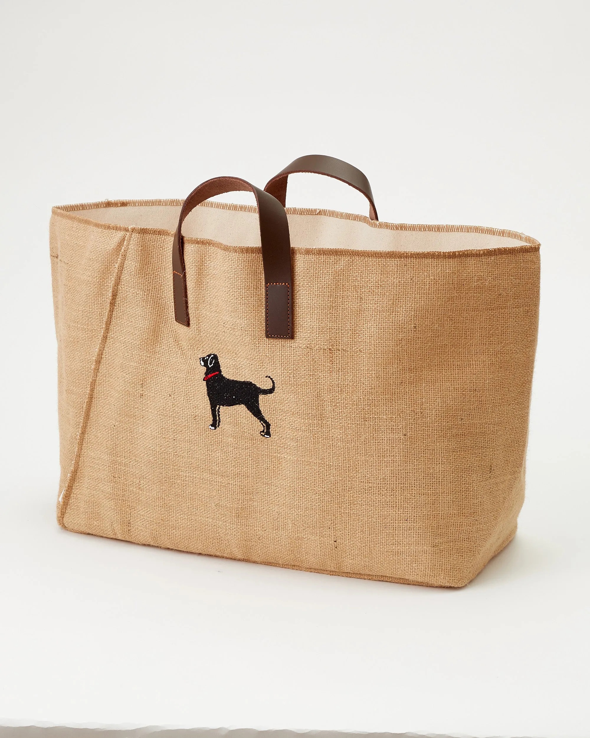 Black Dog Natural Fiber & Leather Tote