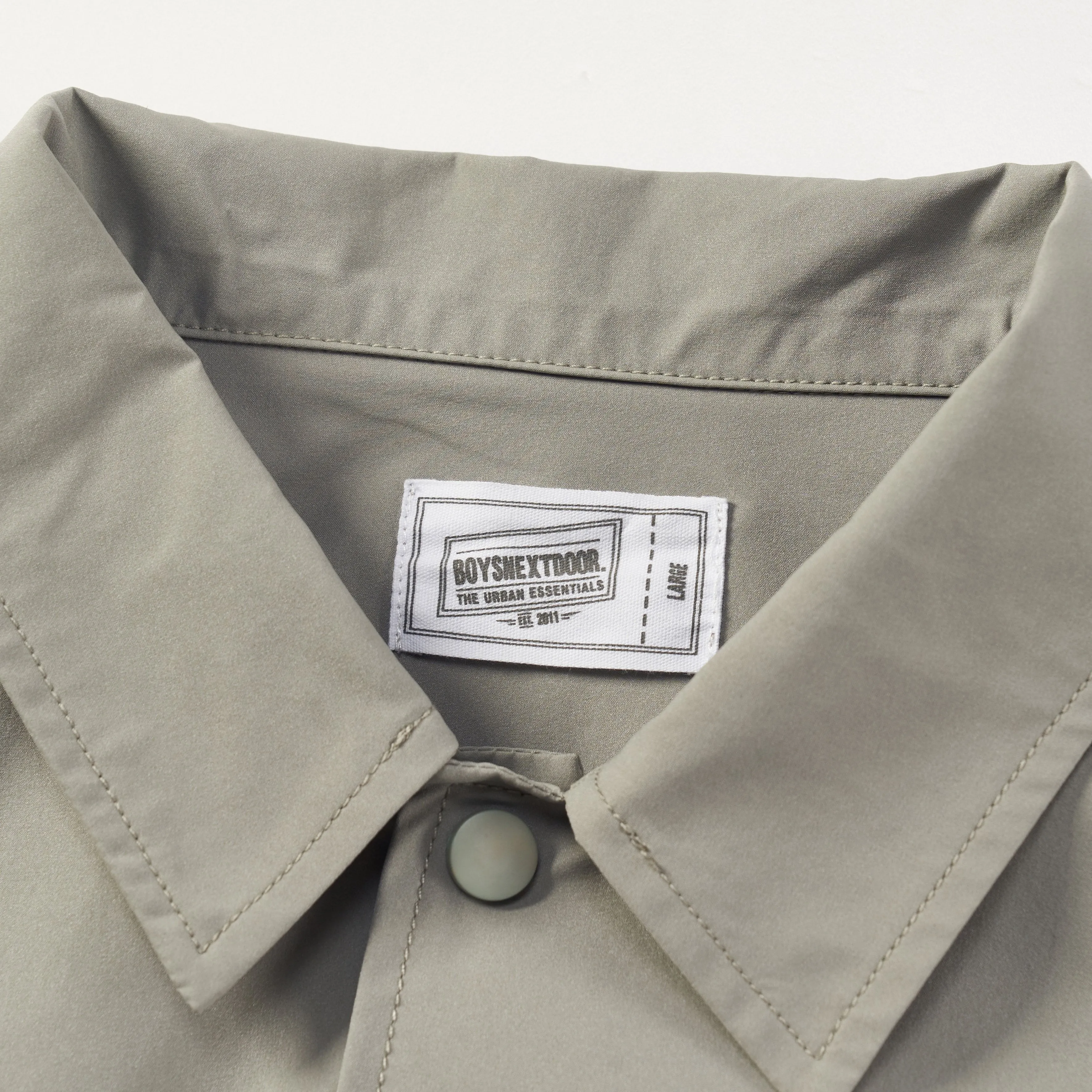 Boysnextdoor Coach Shirt Jacket Khaki