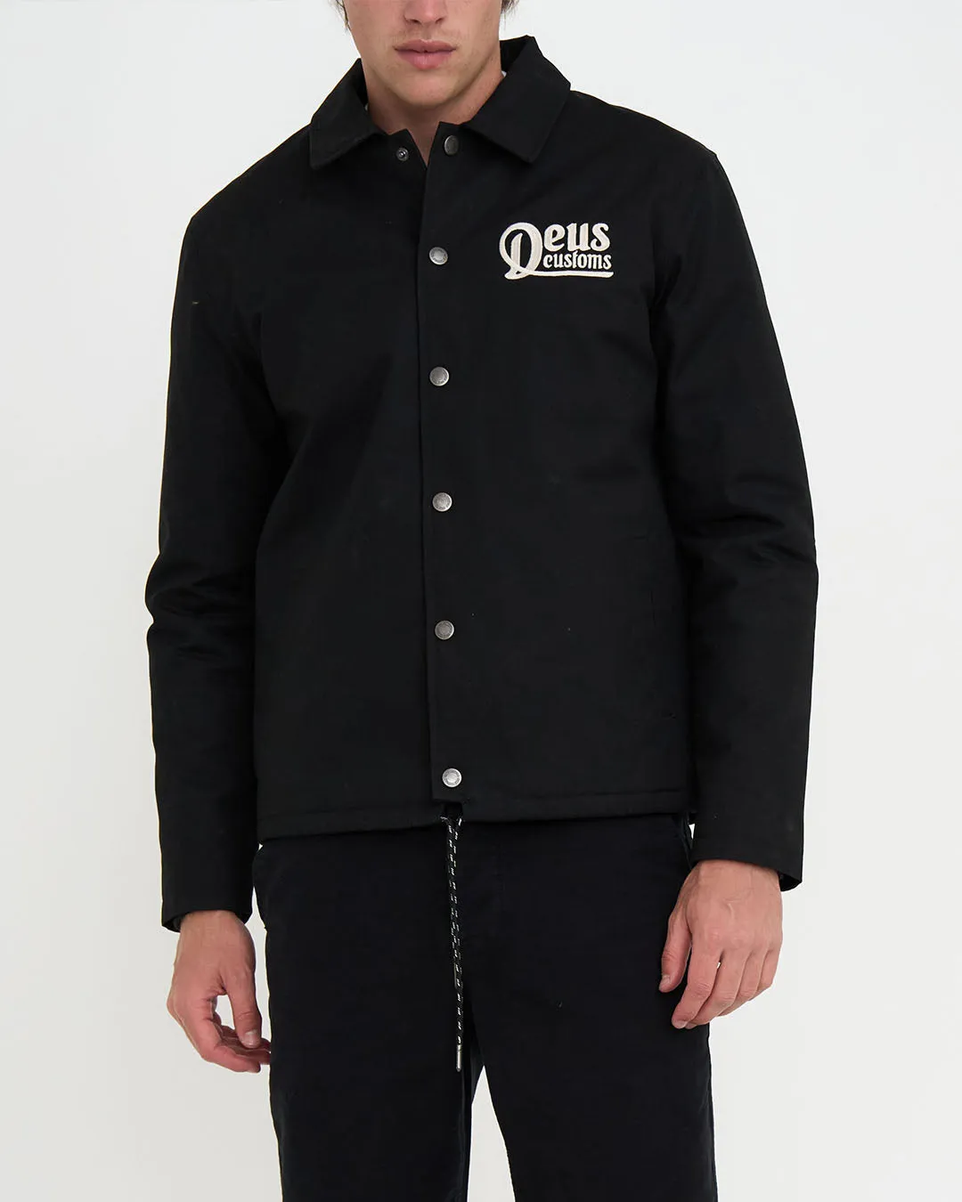 BREEZE COACH JACKET - BLACK