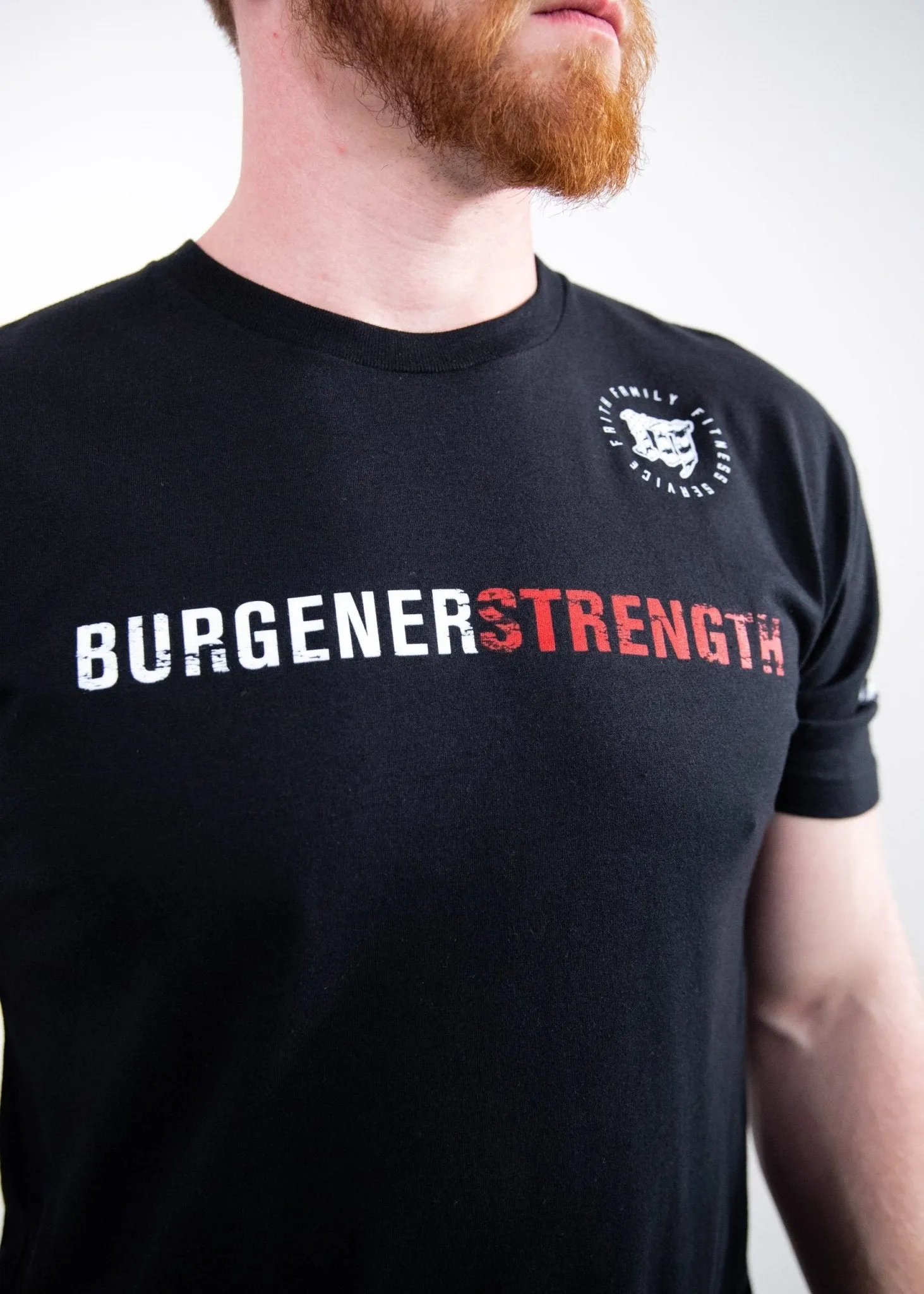 Burgener Strength T-Shirt: Black