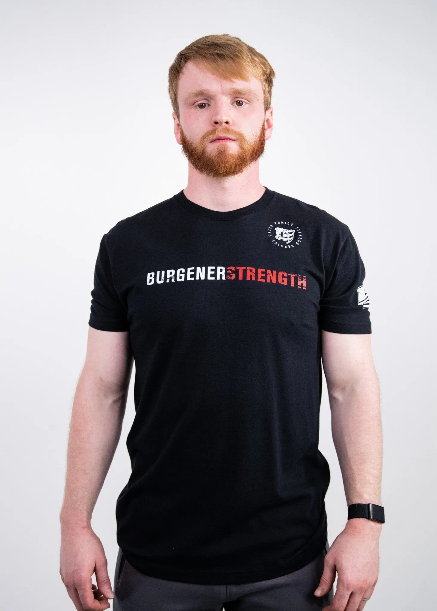 Burgener Strength T-Shirt: Black