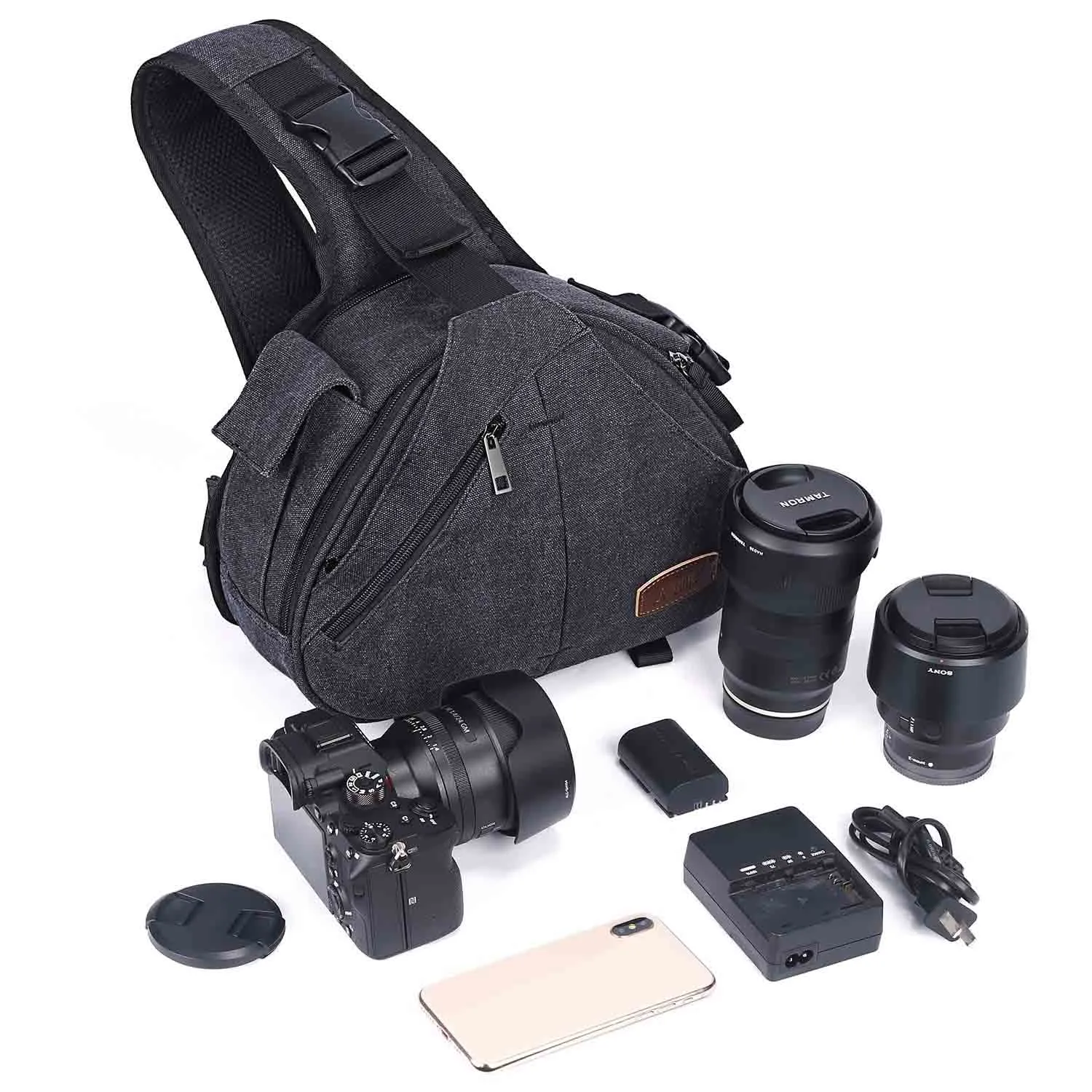 Canvas Camera Sling Bag