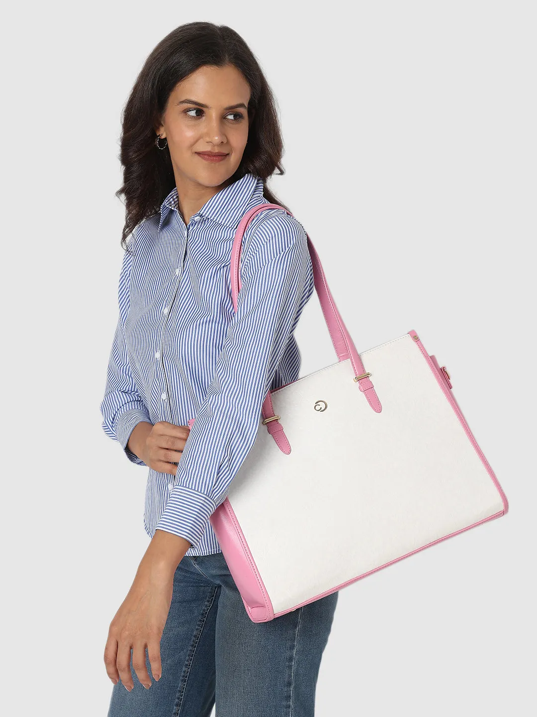 Caprese Aurora Color Changing Laptop Tote Large Pink