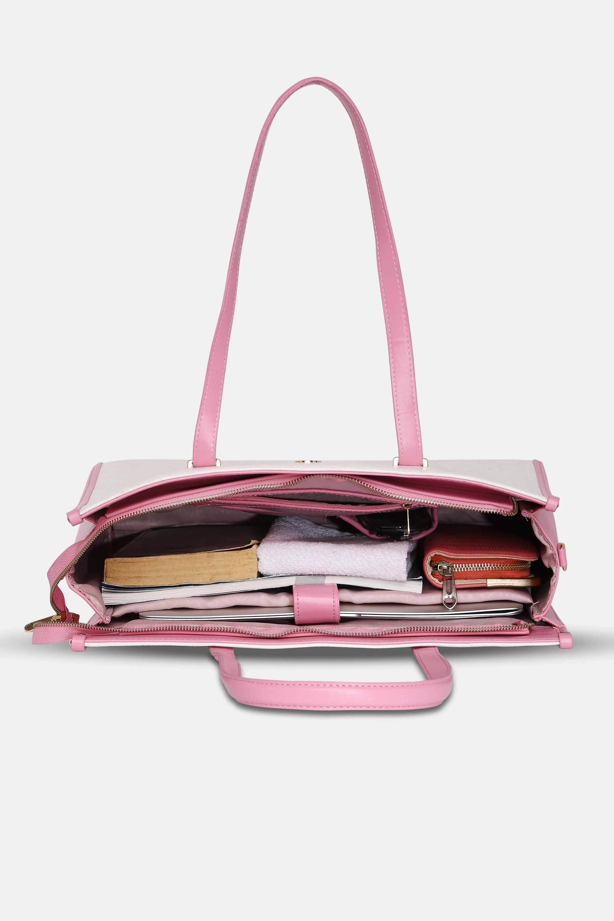 Caprese Aurora Color Changing Laptop Tote Large Pink