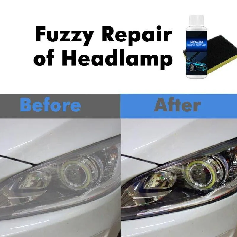 Car Headlight Renewal Polish Repair Refurbishment Liquid Repair Agent