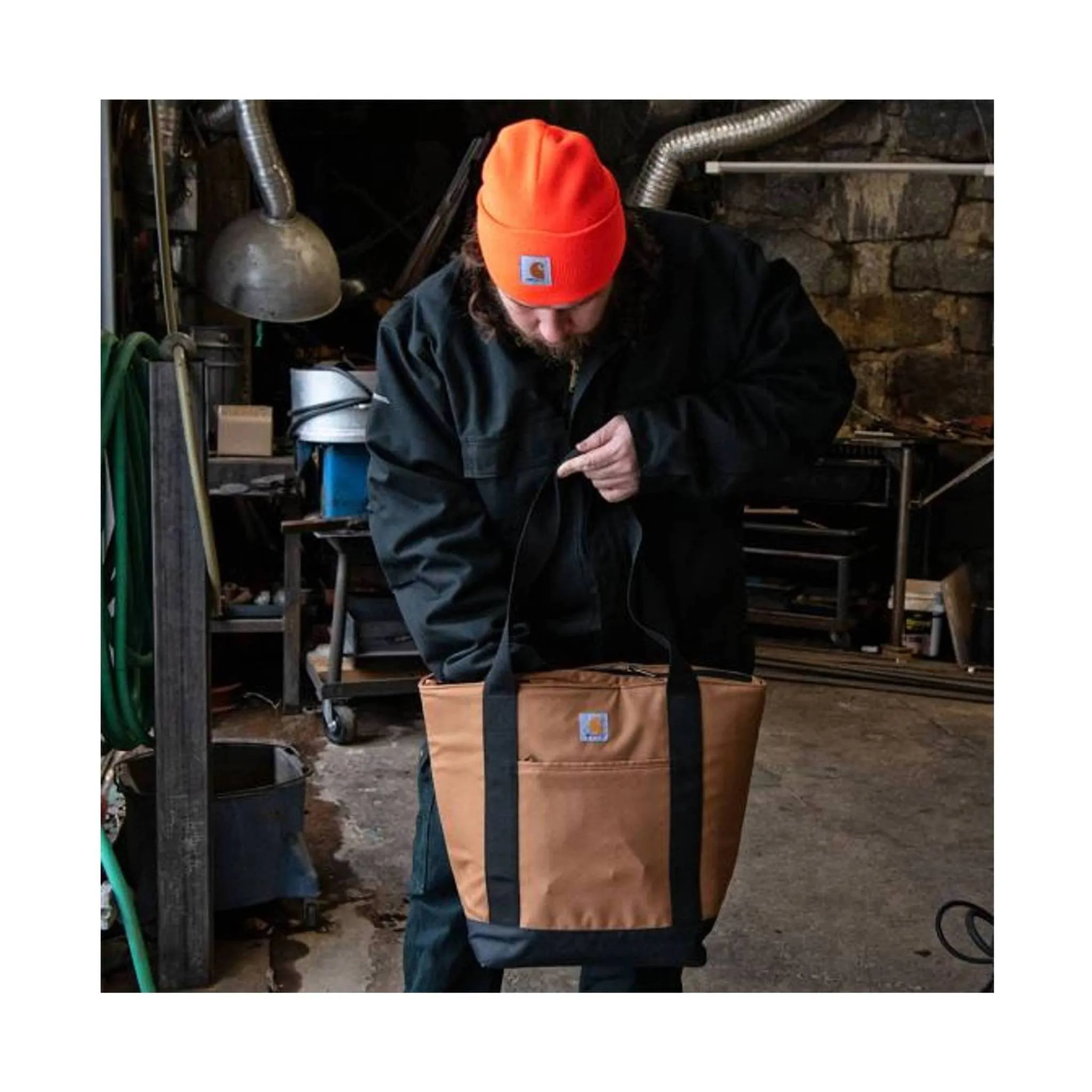 Carhartt 40 Can Backpack Tote - Carhartt Brown