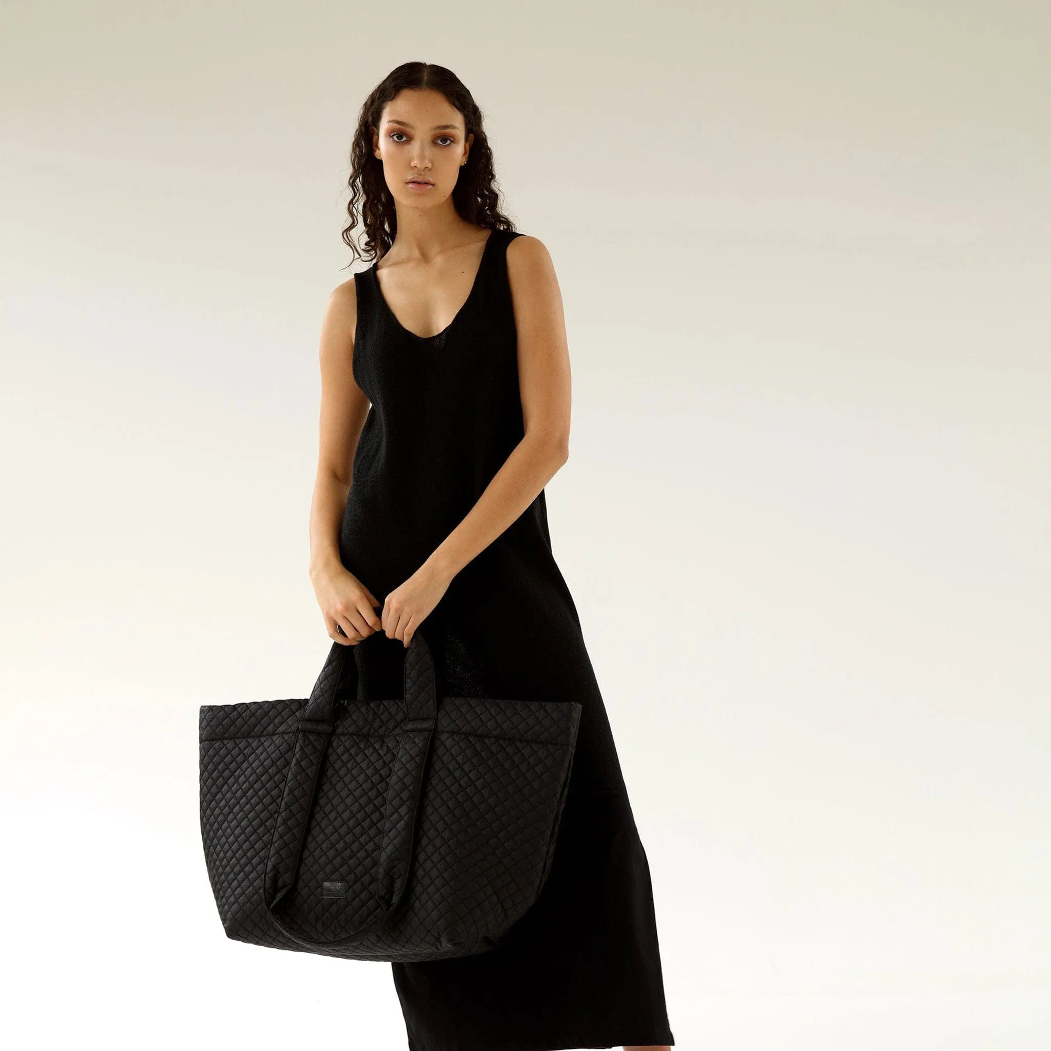 Carry-All Tote Bag, Emma | Black - By ASK