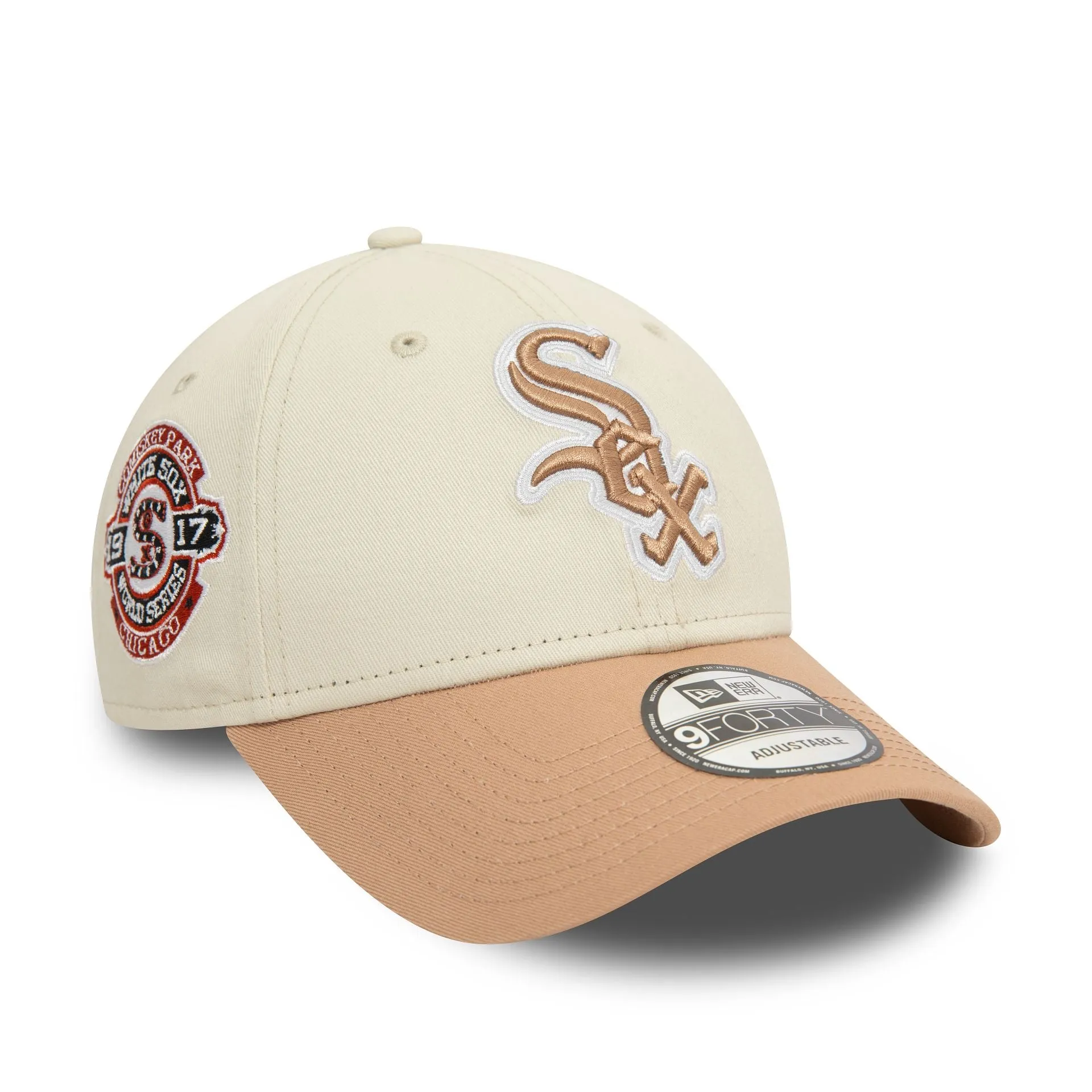 Chicago White Sox World Series Beige 9FORTY Adjustable Cap