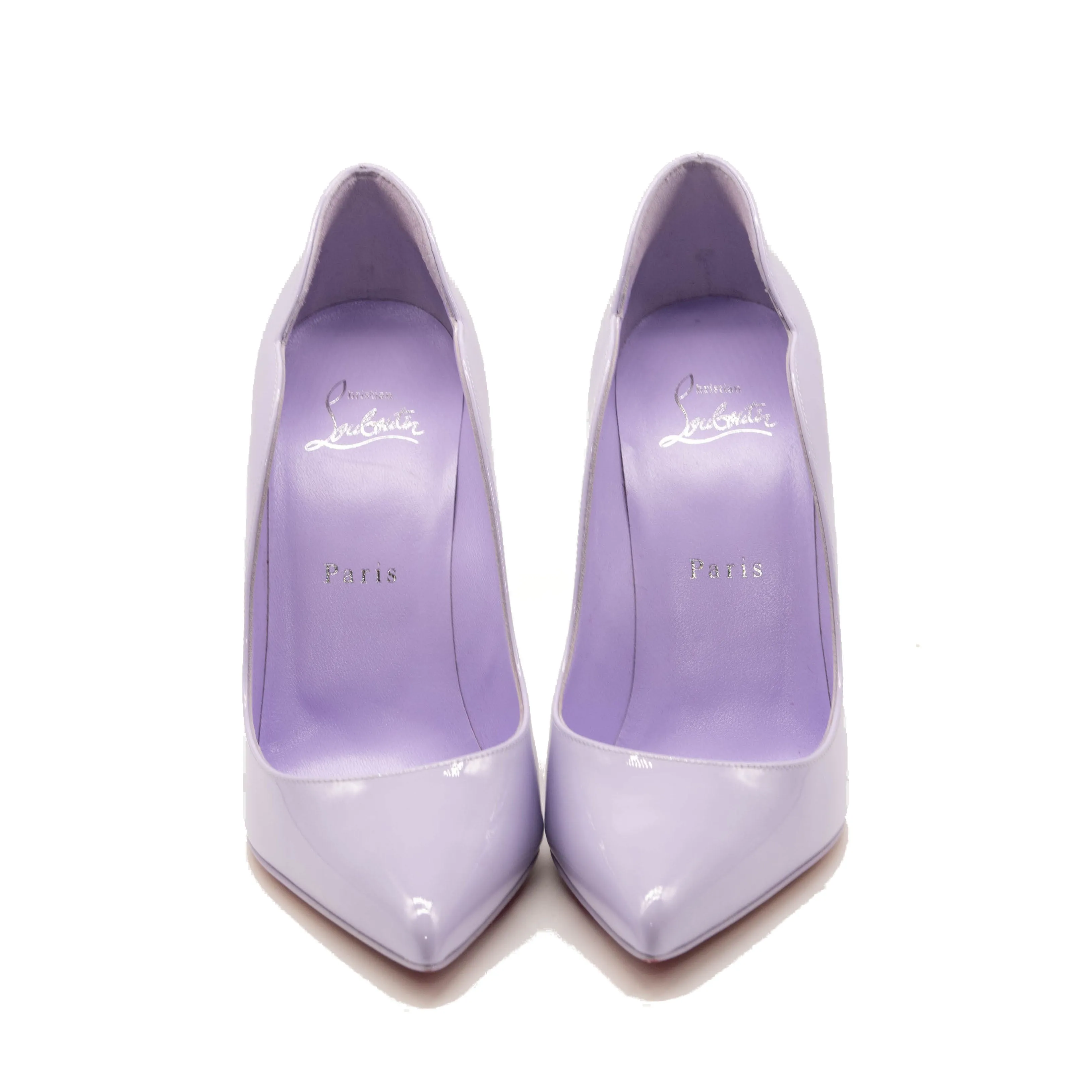 Christian Louboutin Hot Chick Scallop Pointed Toe Pump Lilac EU 39