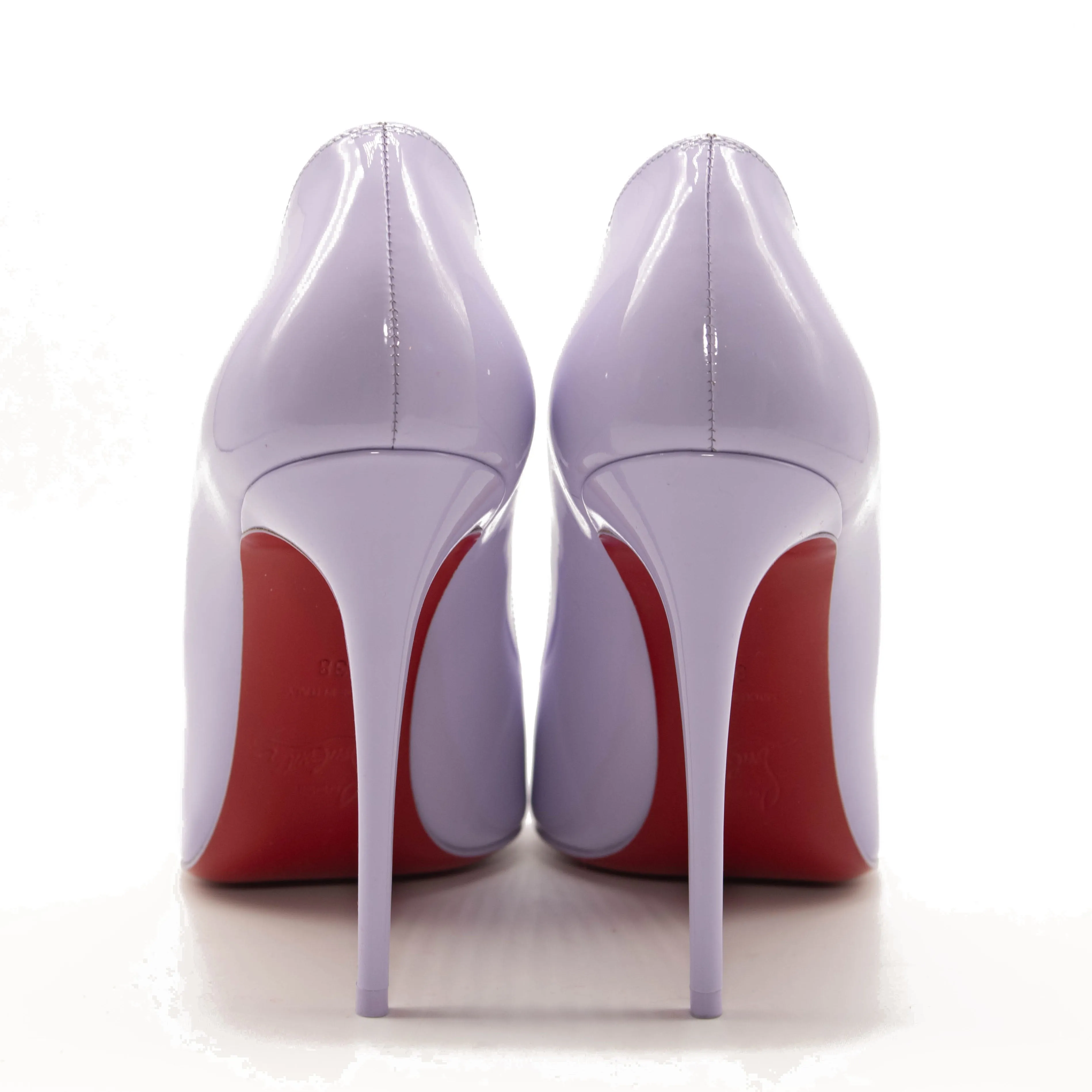 Christian Louboutin Hot Chick Scallop Pointed Toe Pump Lilac EU 39