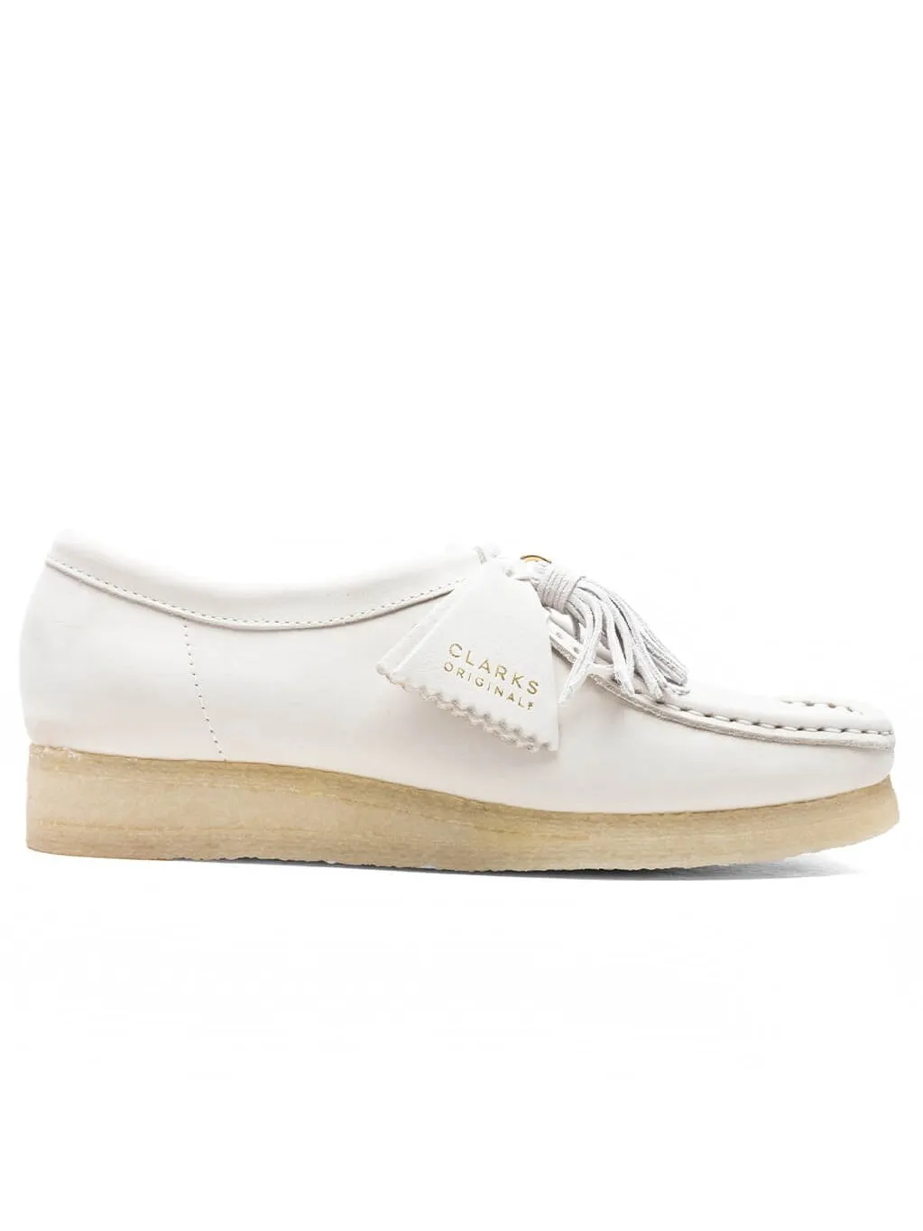 Clarks Women's Wallabee White Nubuck 26165560