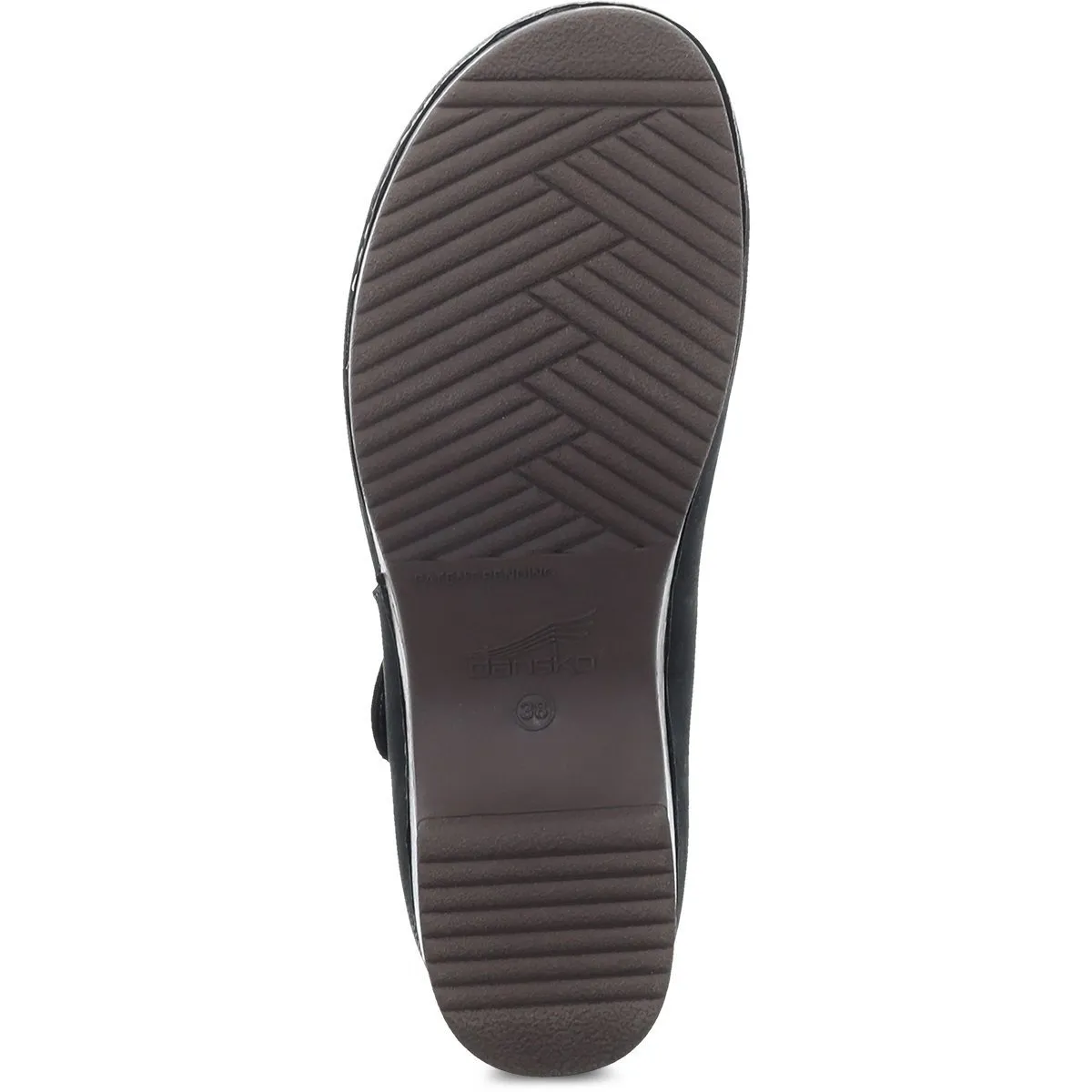 DANSKO BEATRICE BLACK BURNISHED NUBUCK