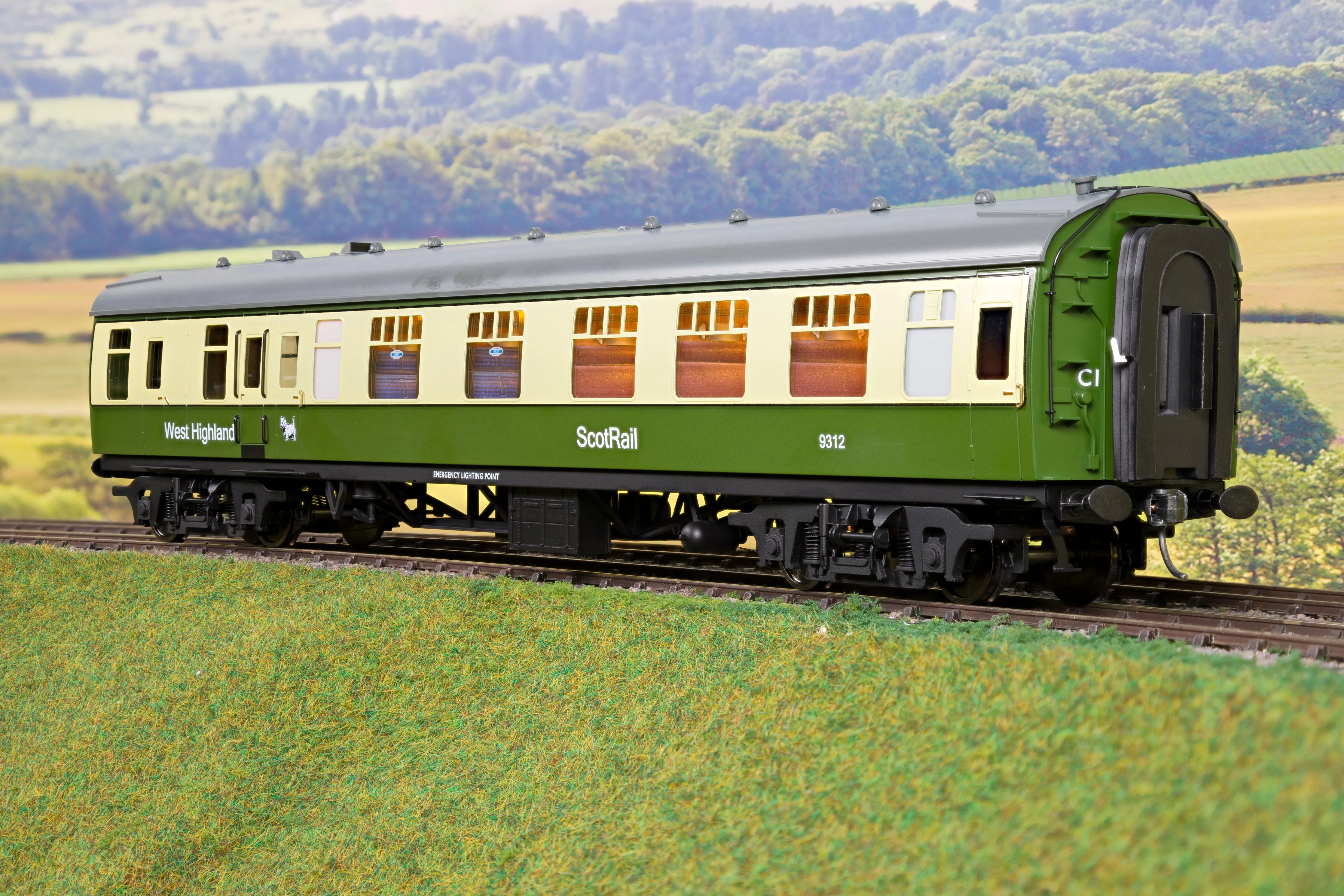 Darstaed D21-7-04 Finescale O Gauge BR Mk1 BCK (Brake Composite), West Highland (Early)