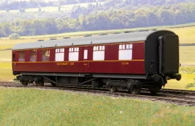 Darstaed D24-3-05RA Finescale O Gauge LNER Thompson Mainline RF (Restaurant First with Kitchen) Coach, Lined Maroon 'E1219E'