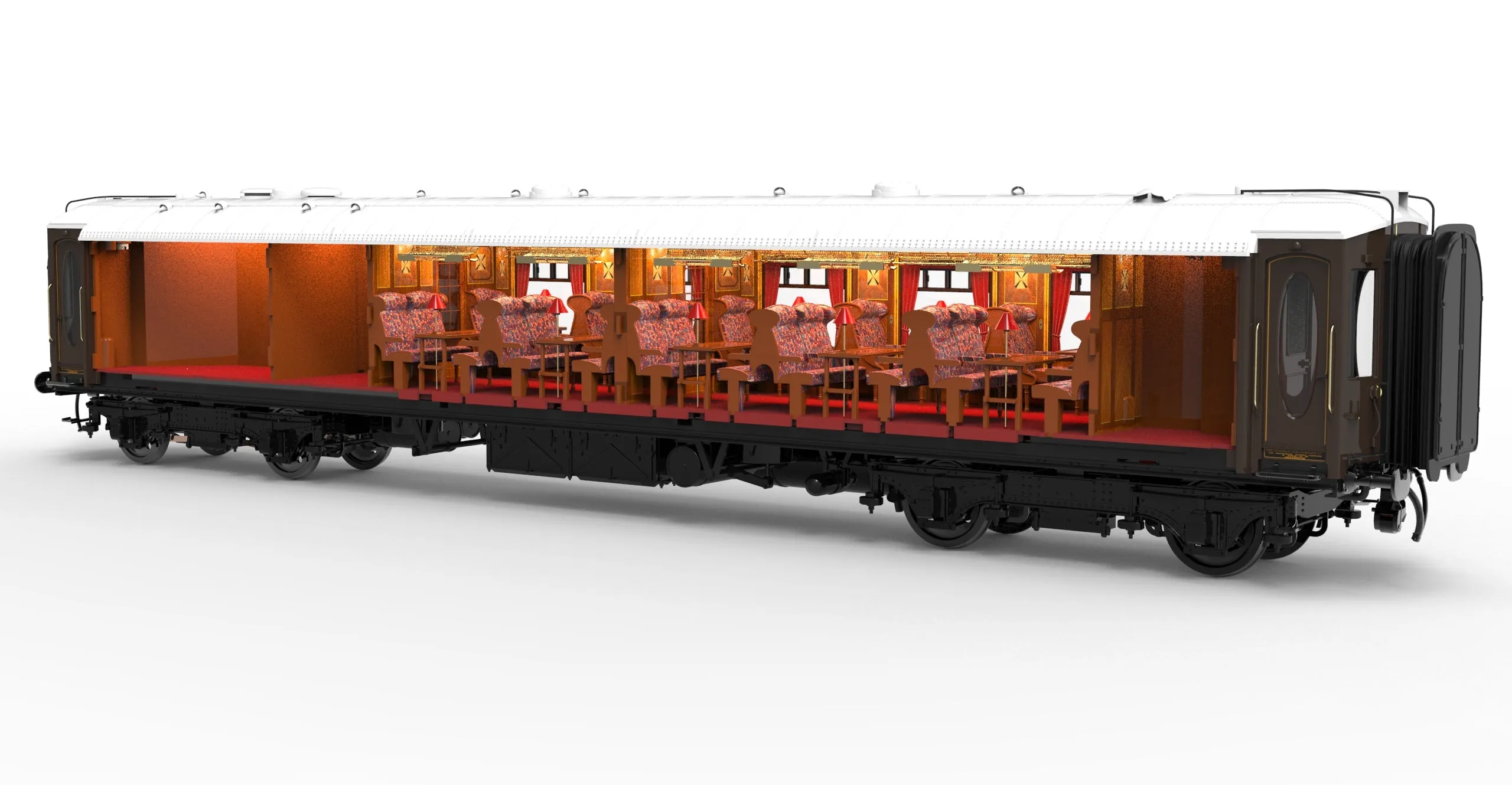 Darstaed D25-02D Finescale O Gauge All Steel Type K Pullman Kitchen 3rd Coach '71' (Pre-order)