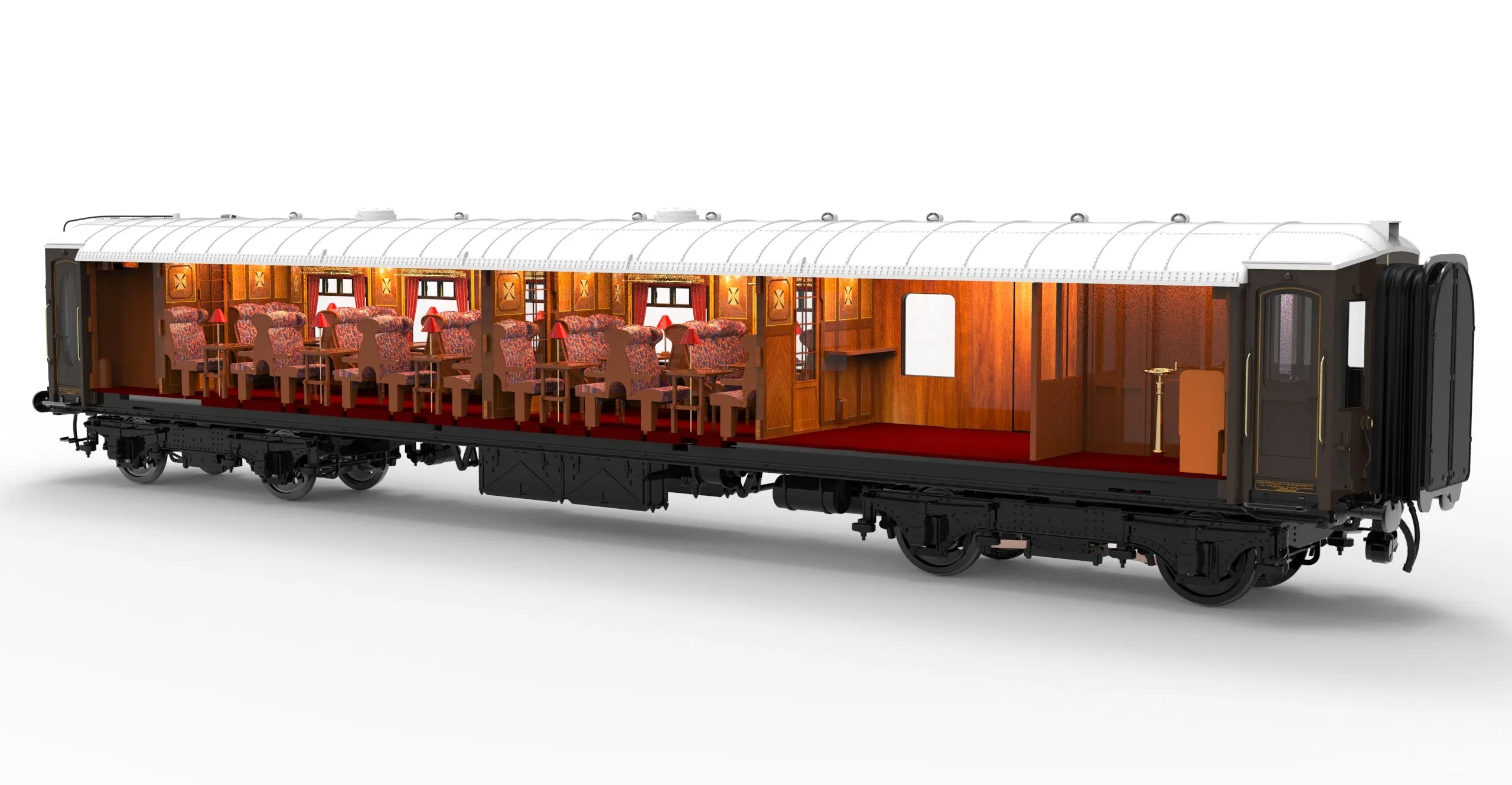 Darstaed D25-02D Finescale O Gauge All Steel Type K Pullman Kitchen 3rd Coach '71' (Pre-order)