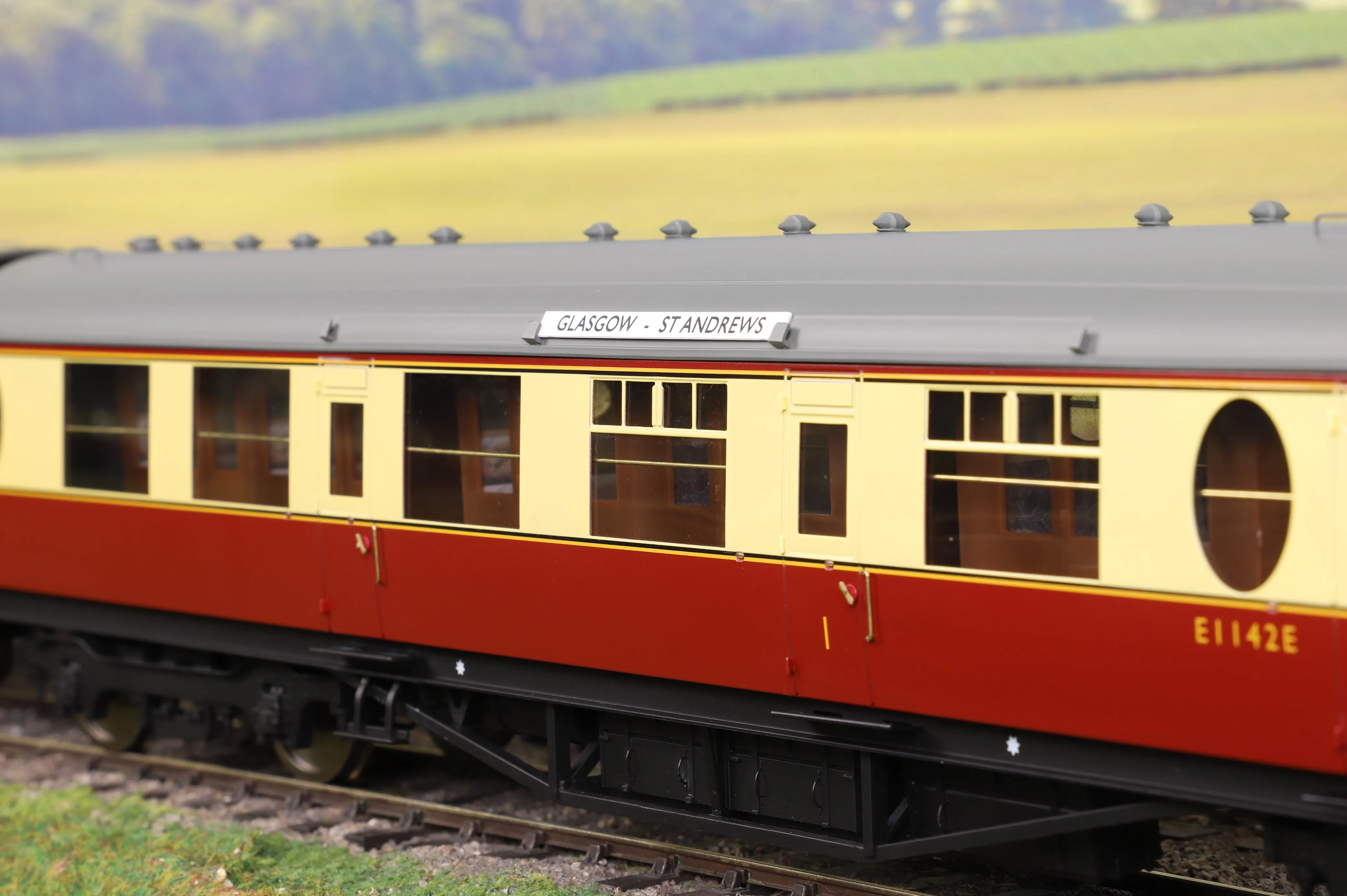 Darstaed D4-40 Finescale O Gauge Pair of Brass Painted Destination Carriage Boards