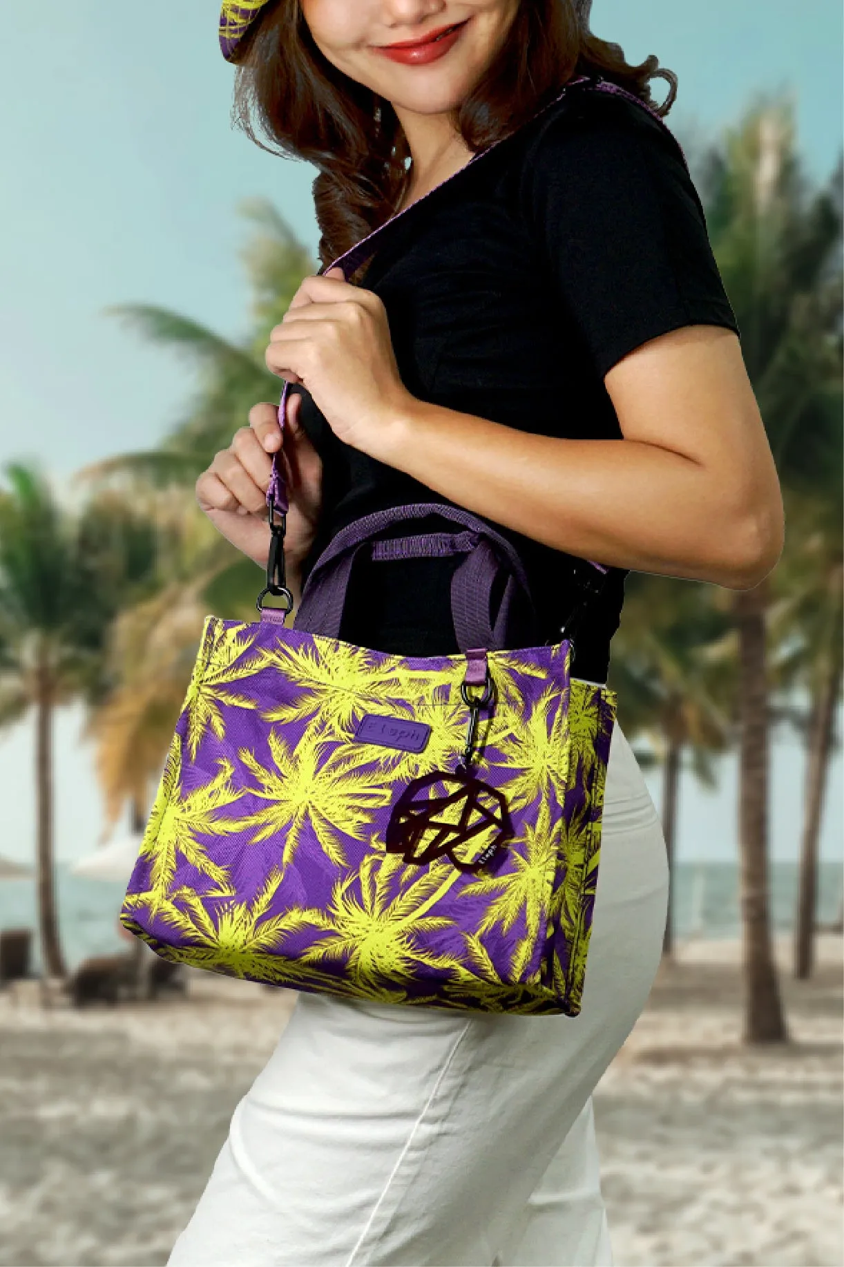 ELEPH NEILA TOTE M MAPRAOW - Purple/Yellow