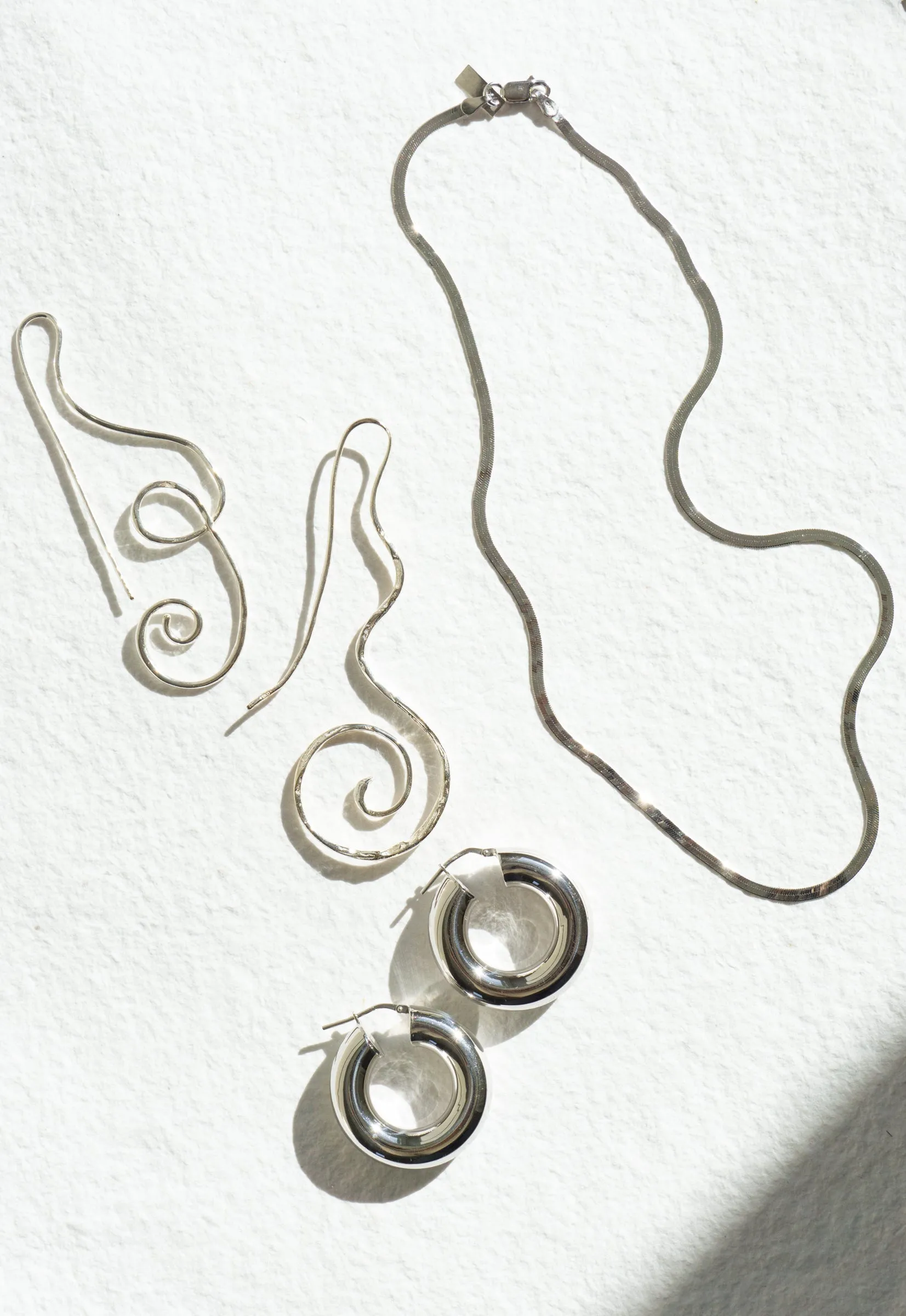 Essentialist Earrings in Silver