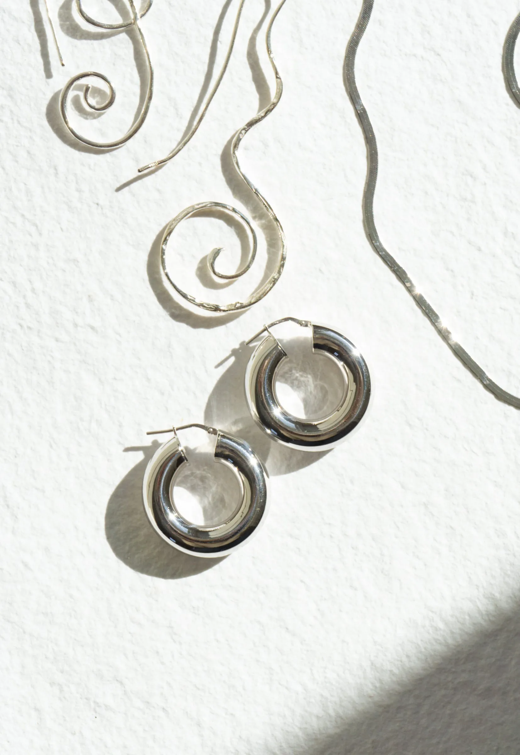 Essentialist Earrings in Silver