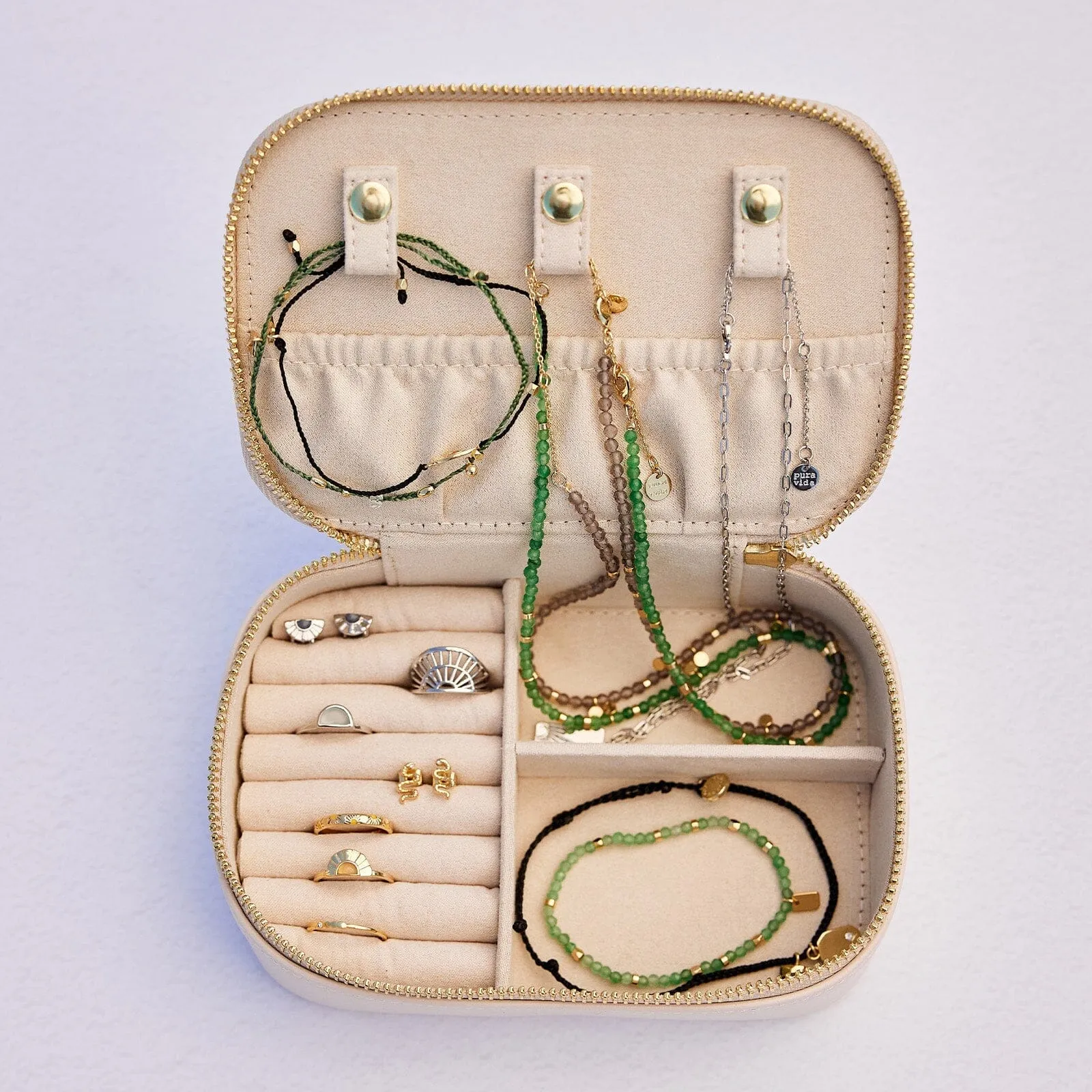 Faux Leather Journey Jewelry Case