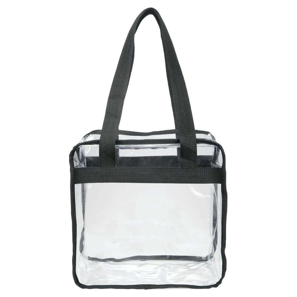 Game Day Clear Zippered Safety Tote