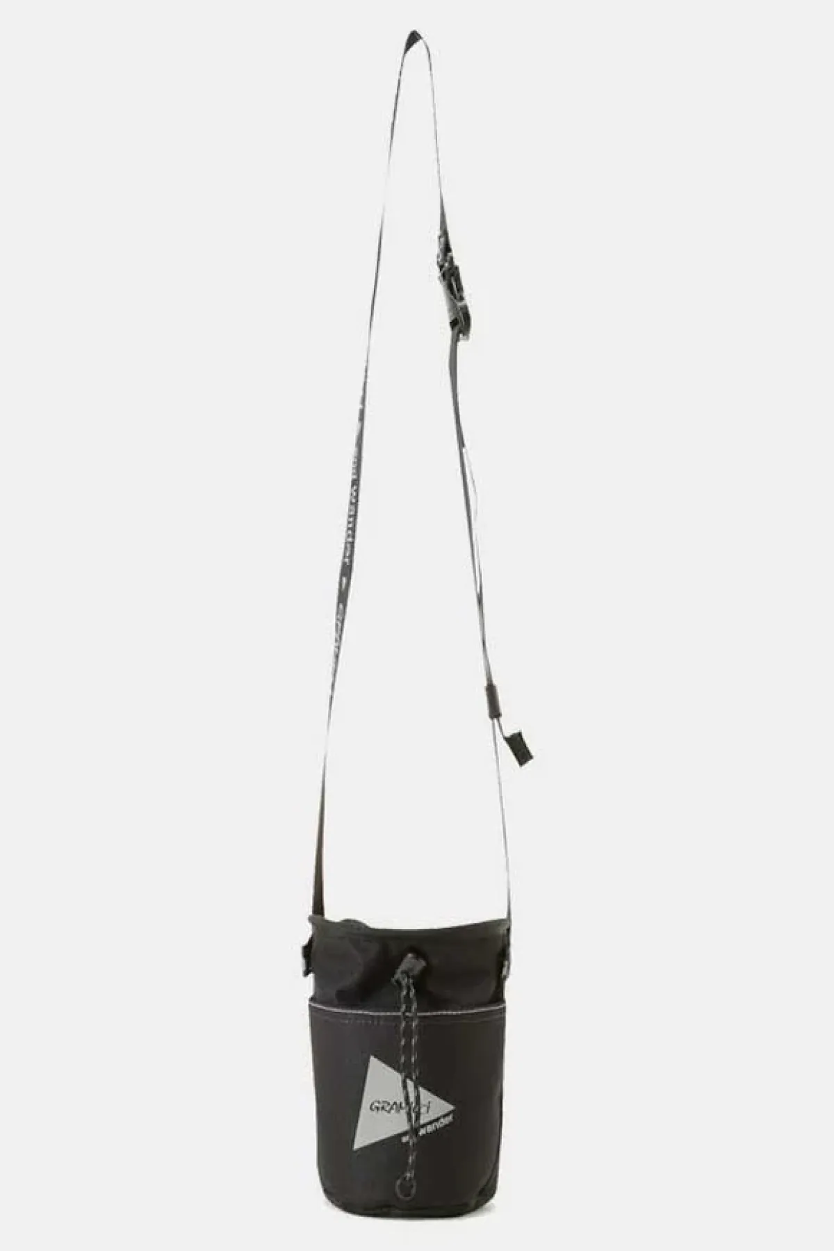 GRAMICCI x and wander Multi Patchwork Chalk Pouch Bag - Black