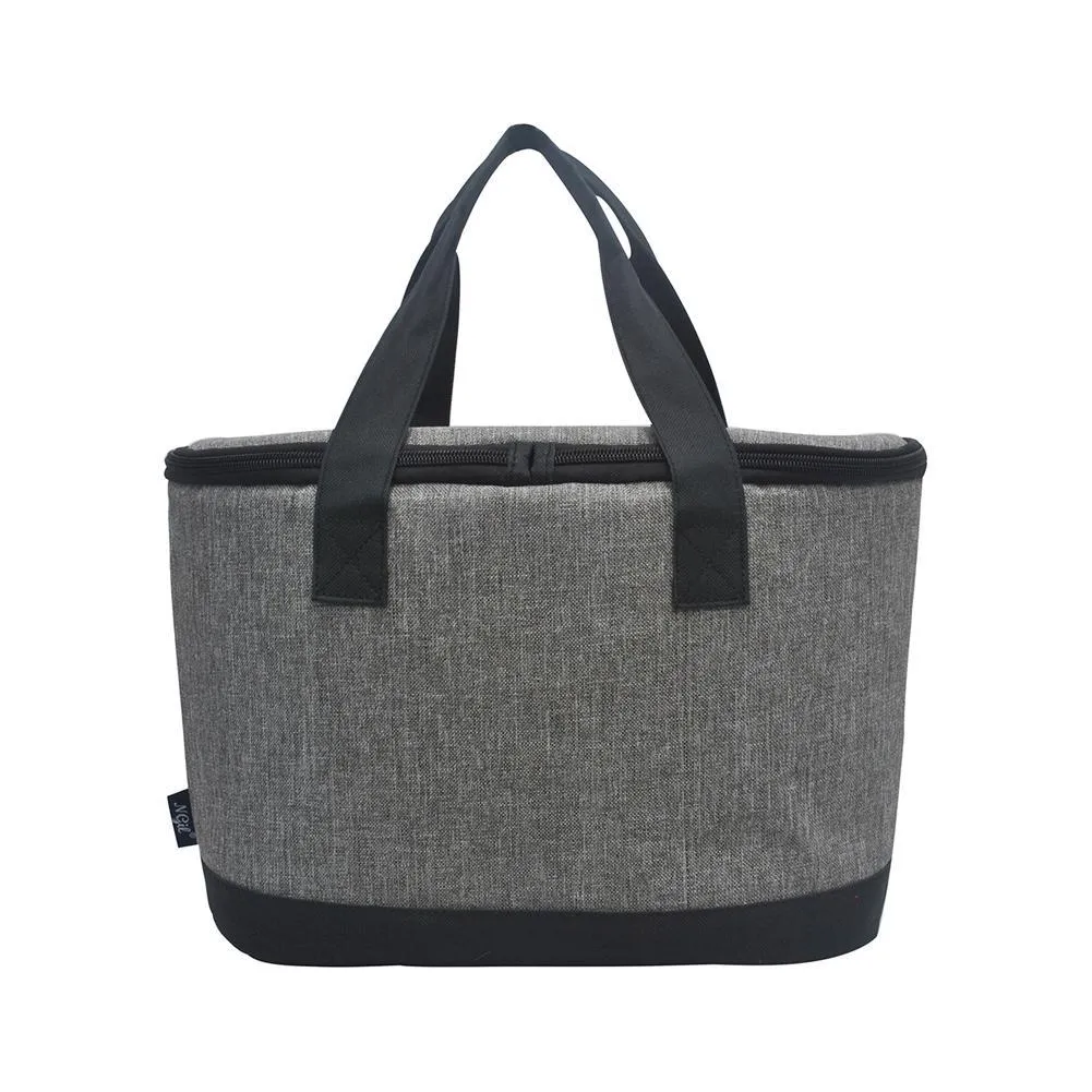 Gray Crosshatch NGIL Medium Size Cooler Bag