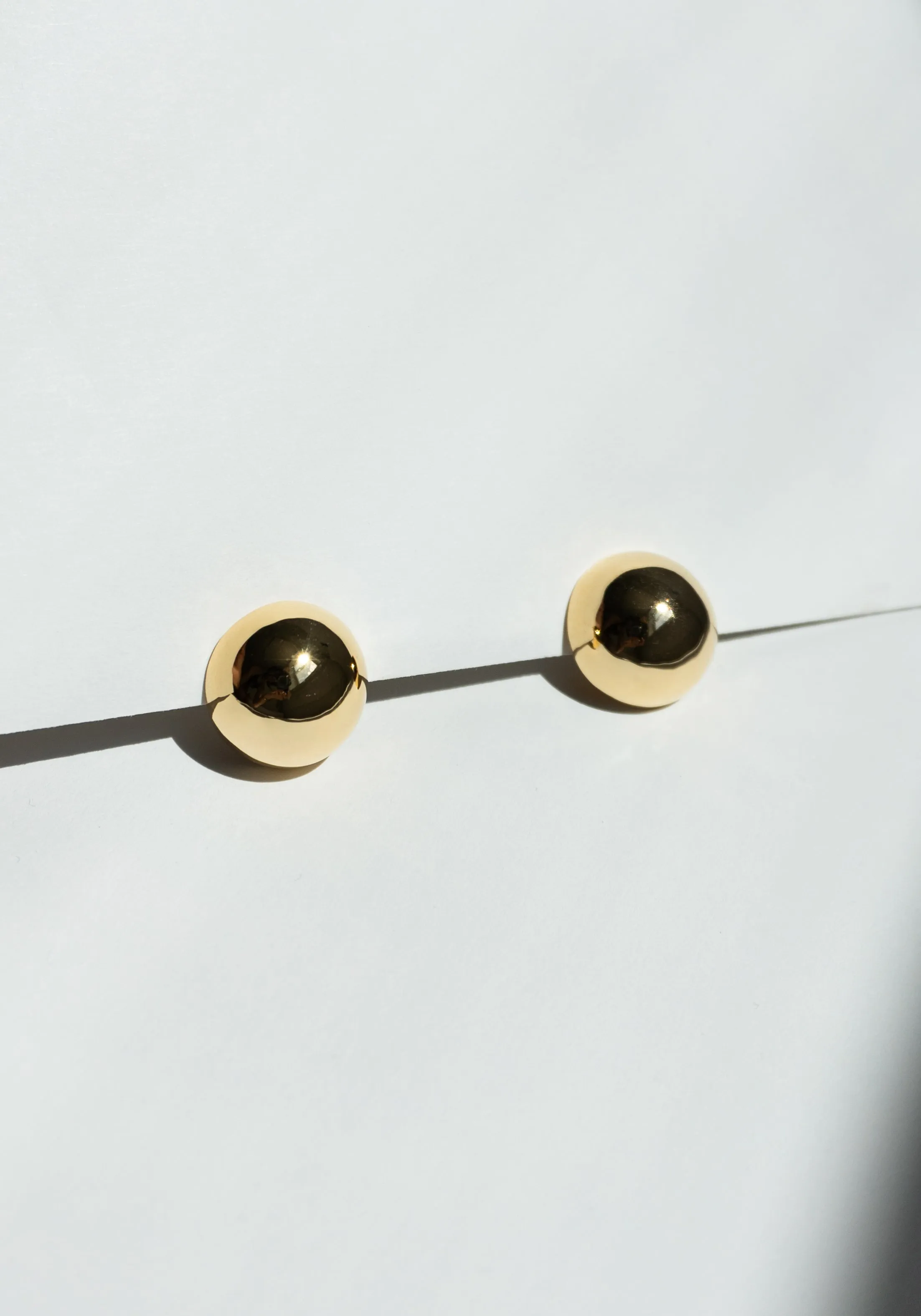 Hemisphere Earrings in Gold