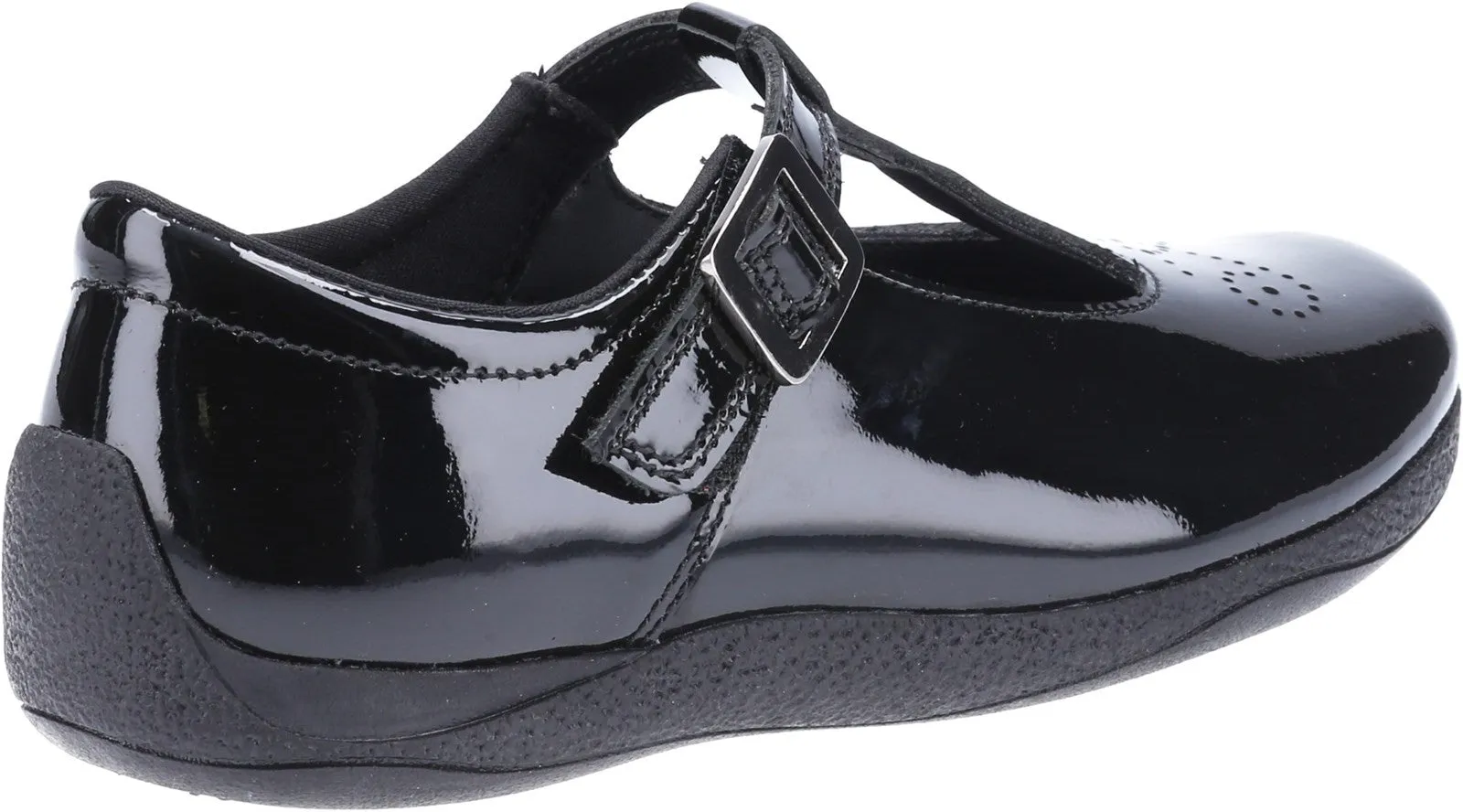 Hush Puppies Eliza Junior Patent School Shoe