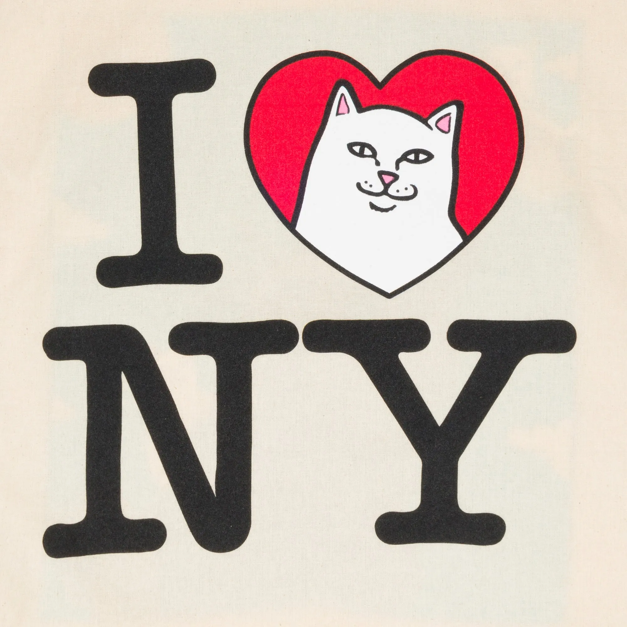 I Heart NYC Tote Bag (Natural)